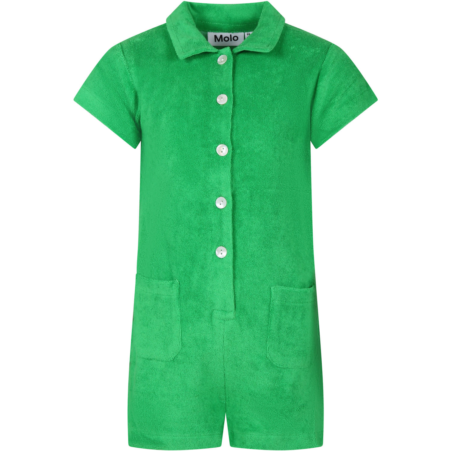 Molo Kids' Green Jumpsuit For Girl