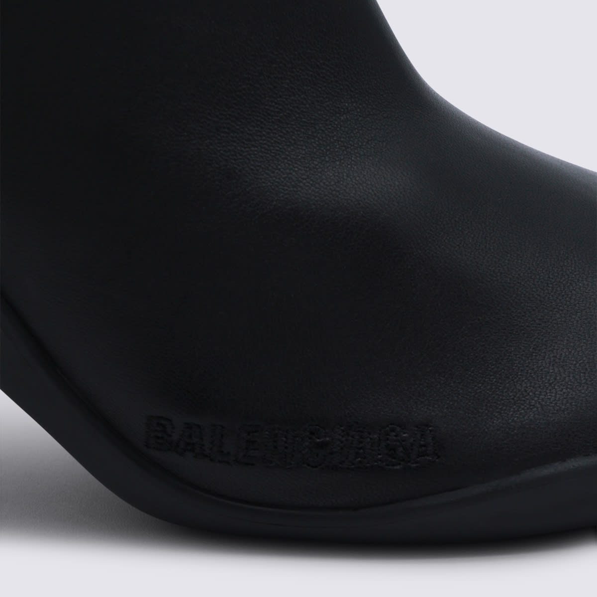 Balenciaga Stivaletti Shibuya 80 In Pelle Nera Donna In Black