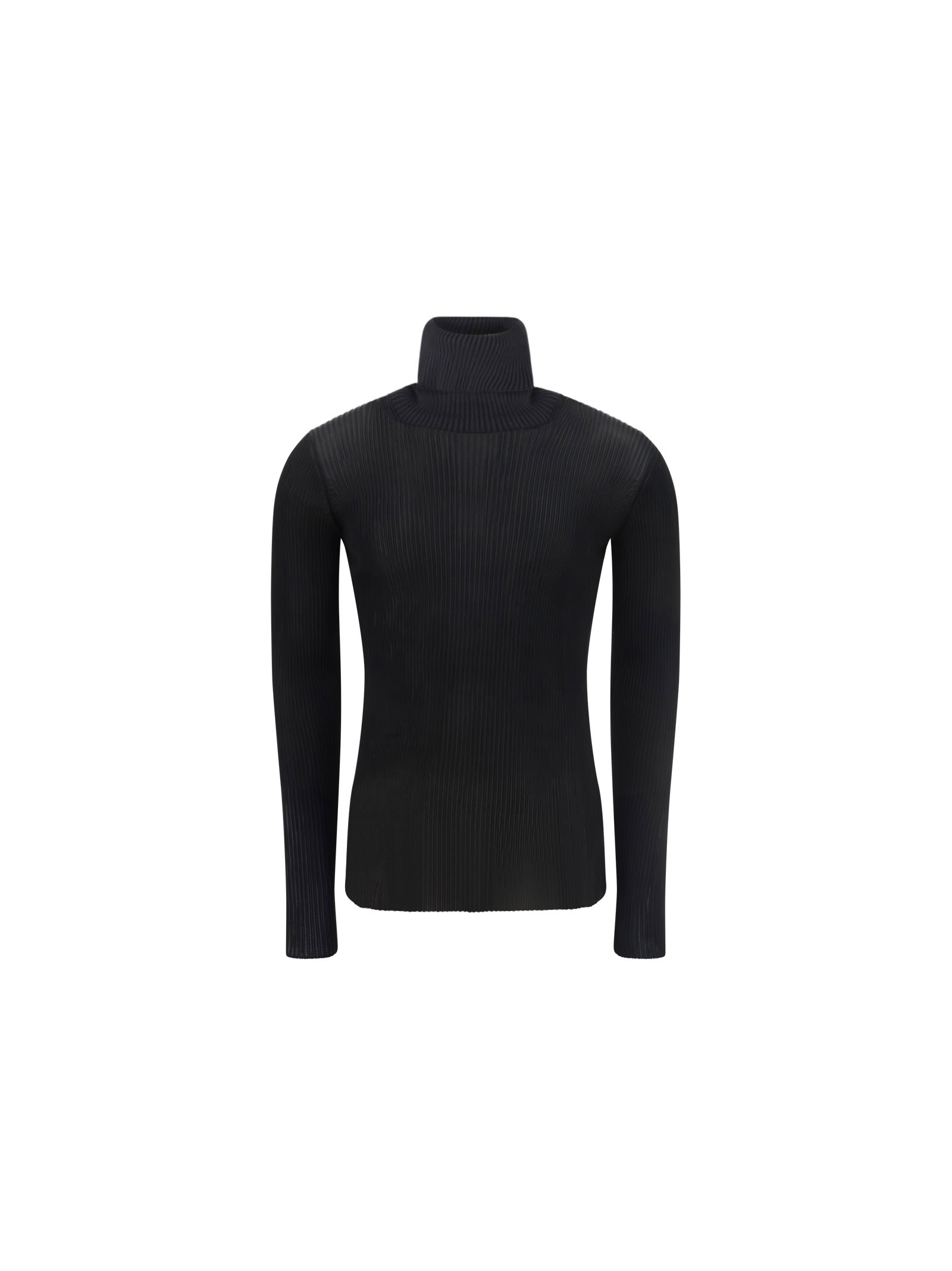 Shop Off-white Turtleneck Sweater In Nero