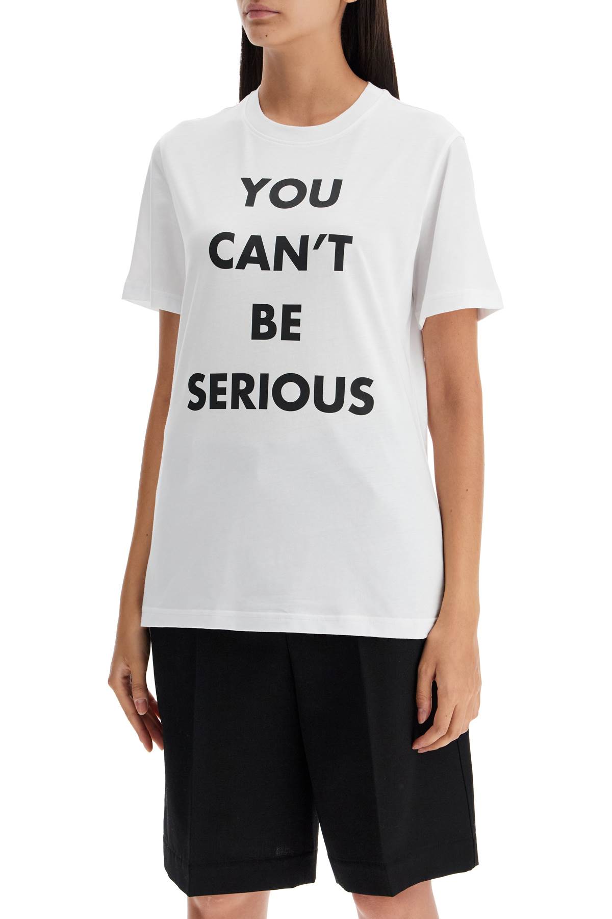 Shop Moschino Seriousness-defying In Bianco