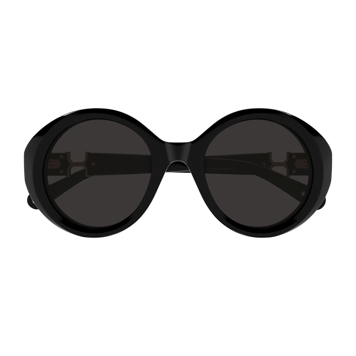Chloé Eyewear Round Frame Sunglasses In Black