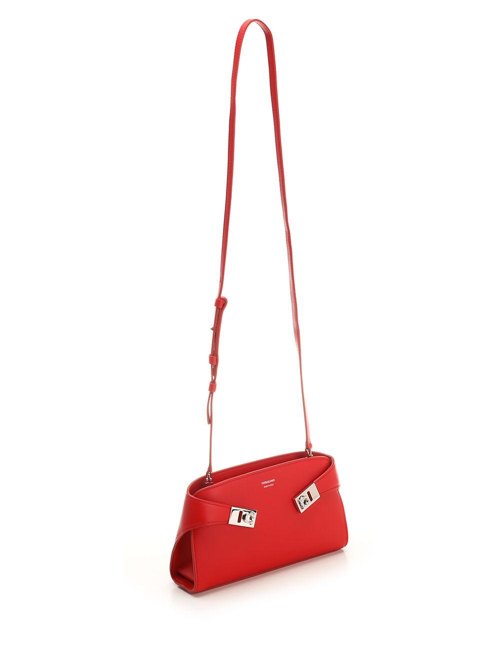 Shop Ferragamo Hug Cross-body Bag In Red