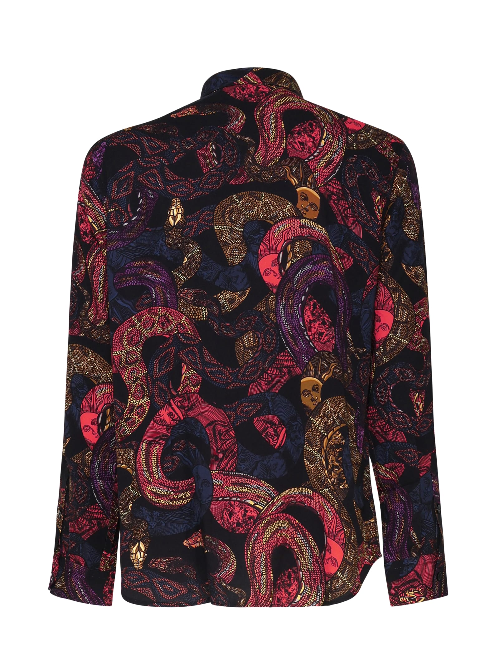 Shop Just Cavalli Multicolor Printed Shirt In Multicolour