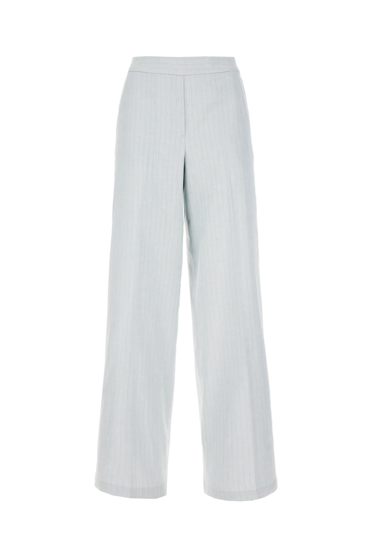 Embroidered Cotton Blend Pants