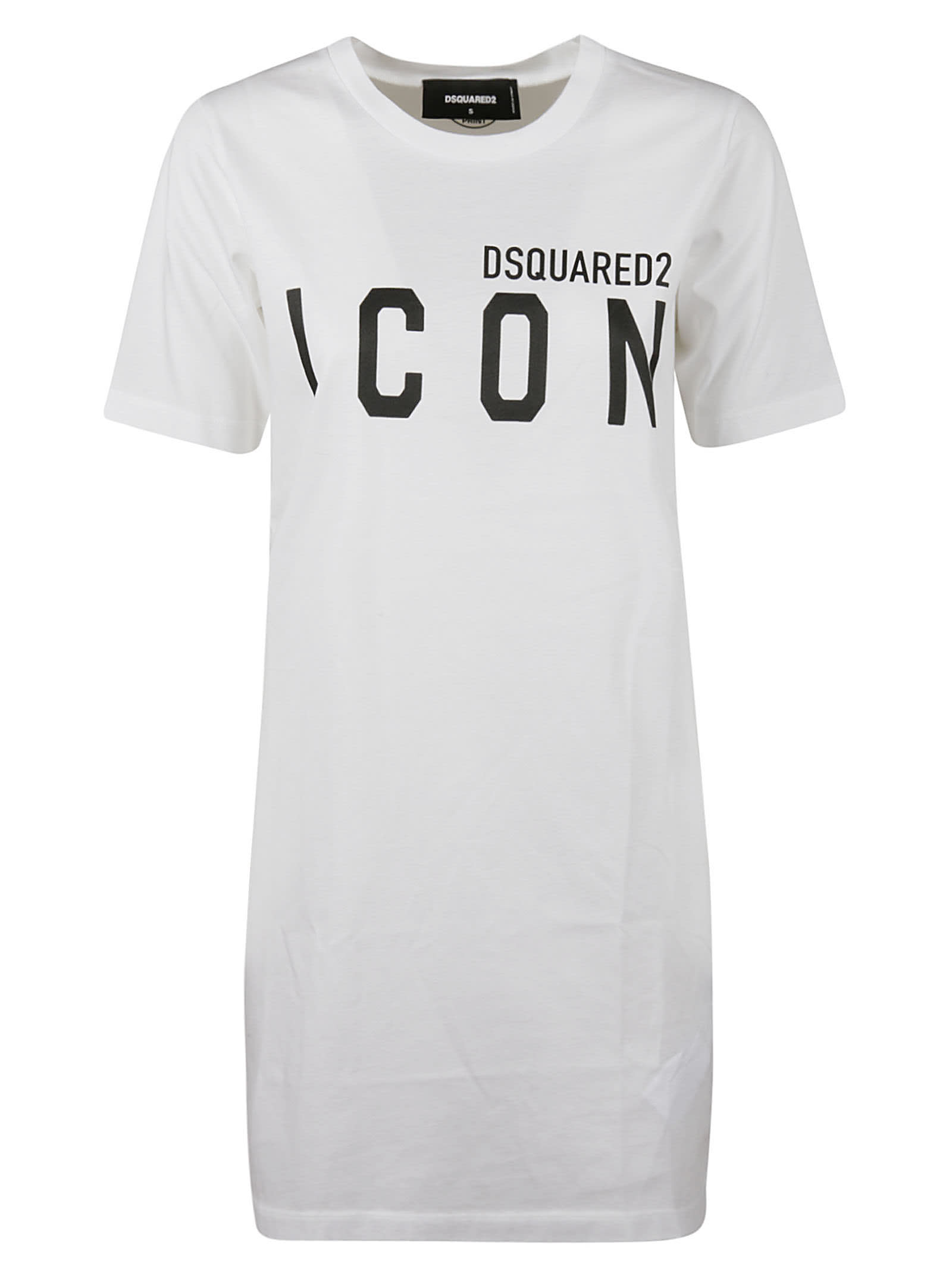 Dsquared2 Icon Logo Print T-shirt Dress