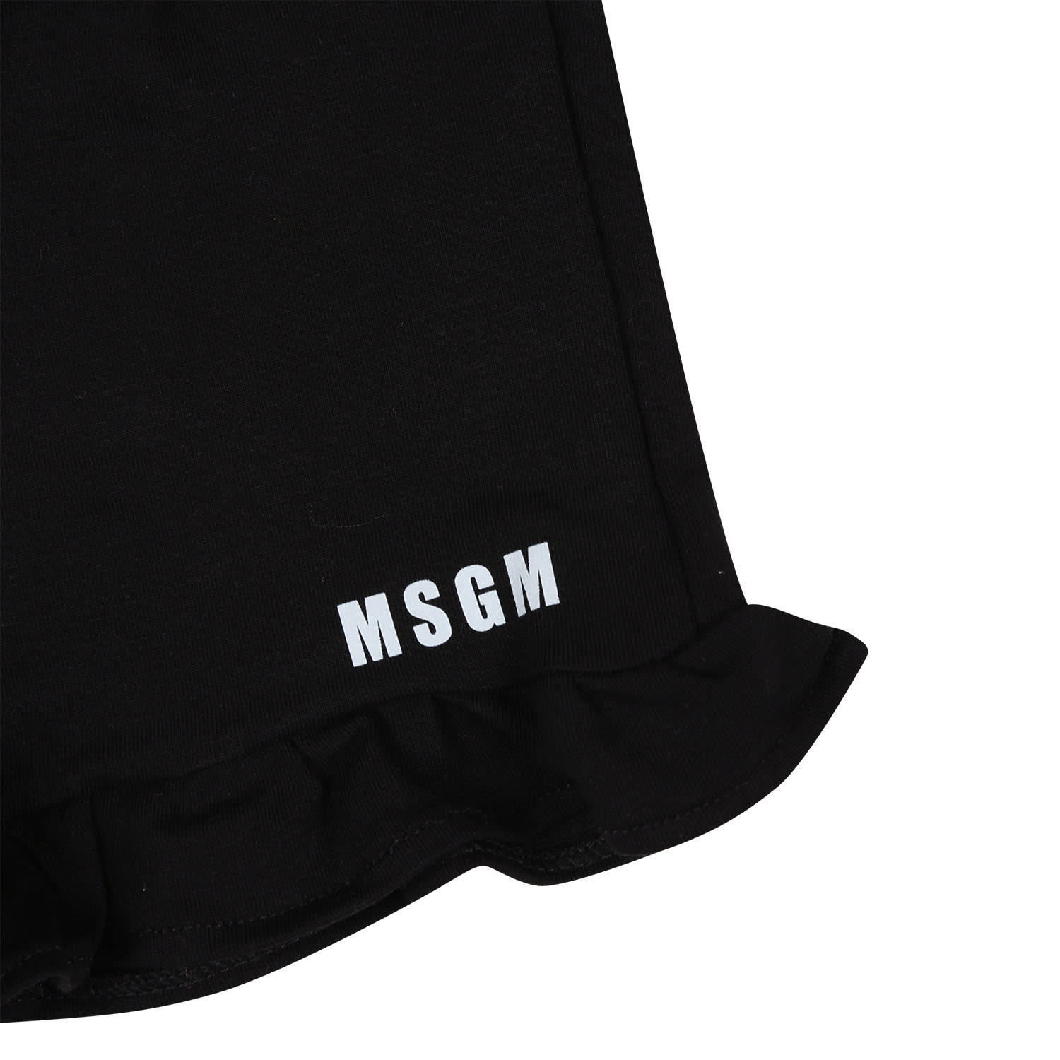 Shop Msgm Black Set For Baby Girl With Logo