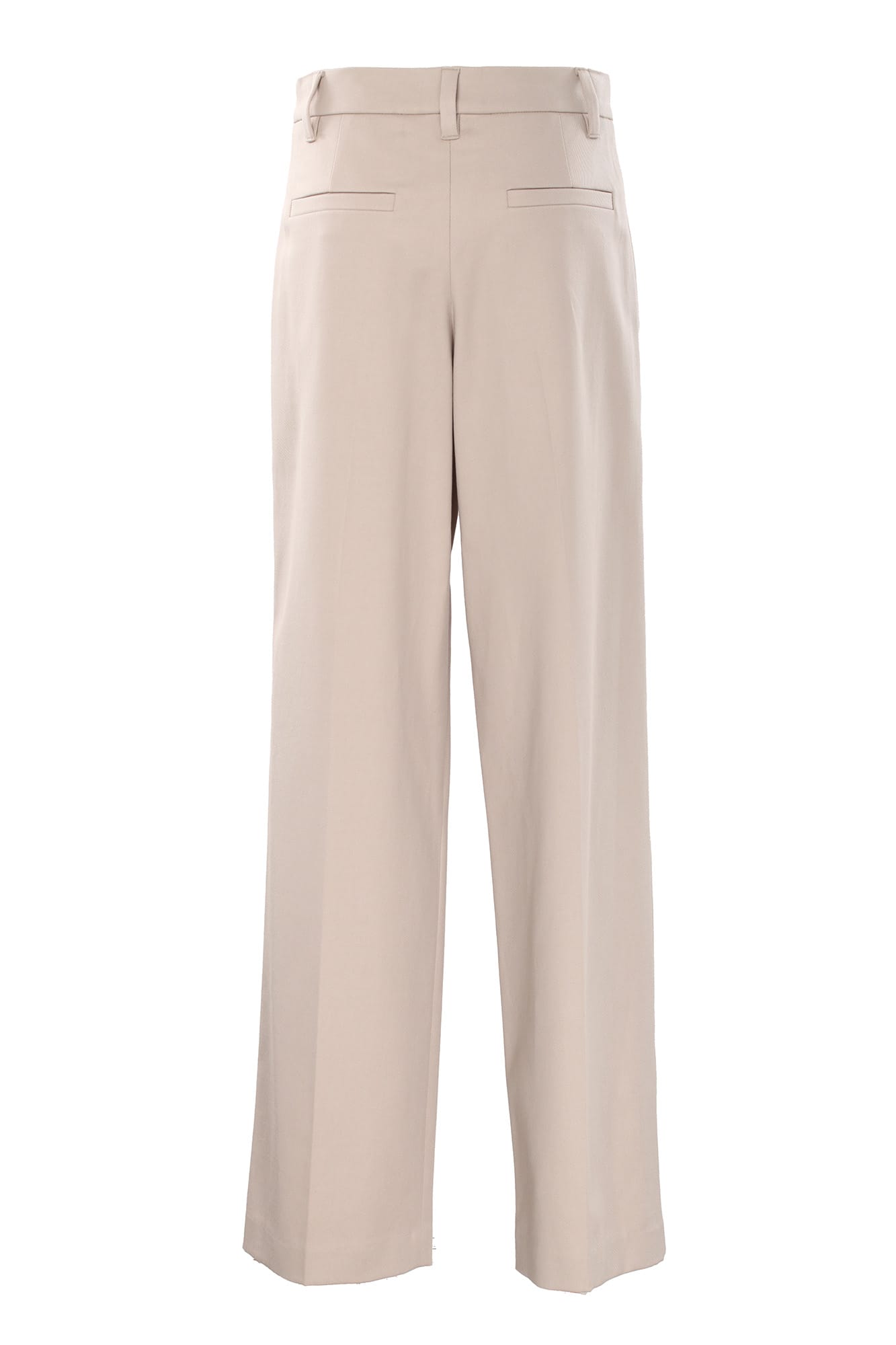 Shop Brunello Cucinelli Trousers Beige