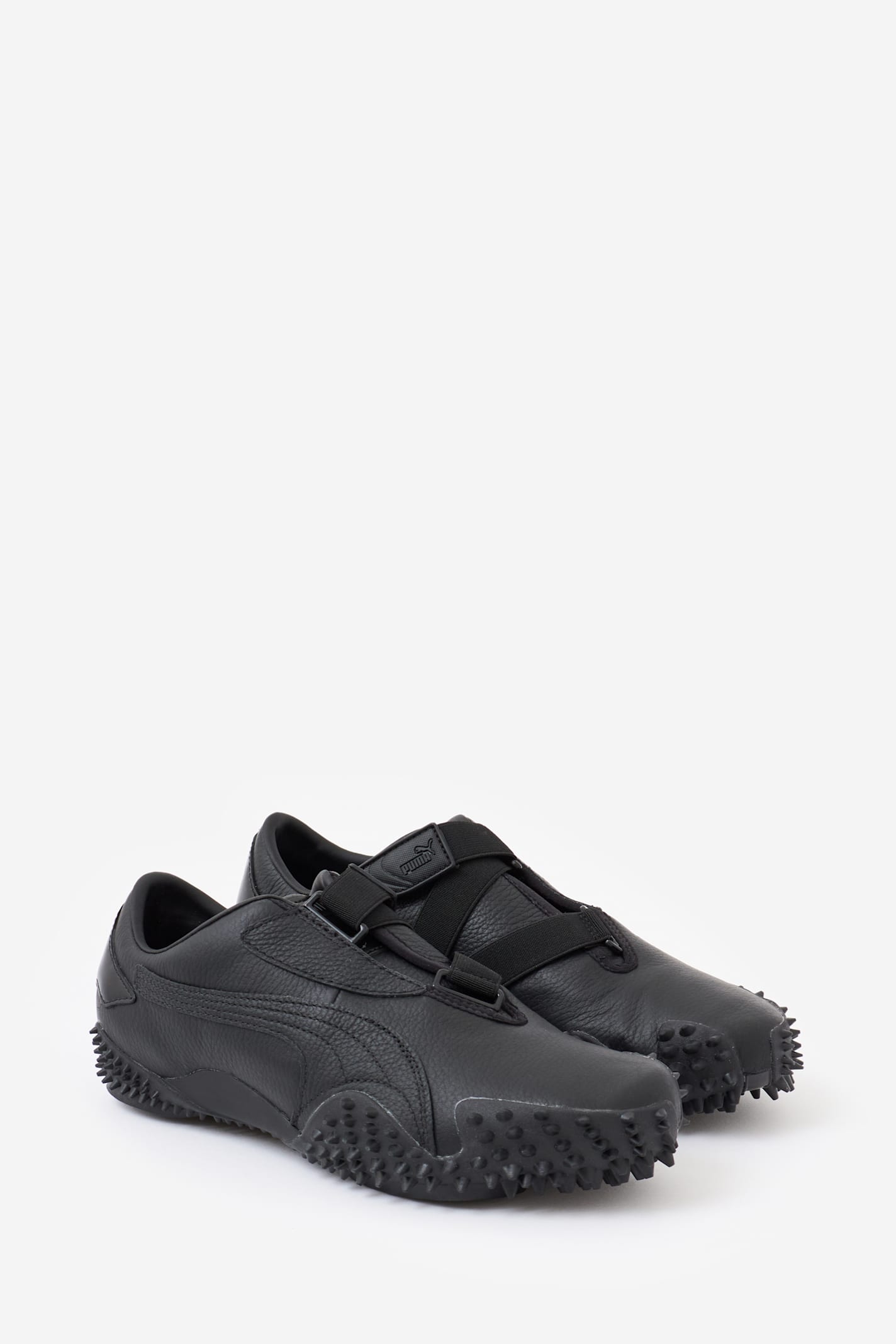 Puma Mostro Leather Sneakers In Black