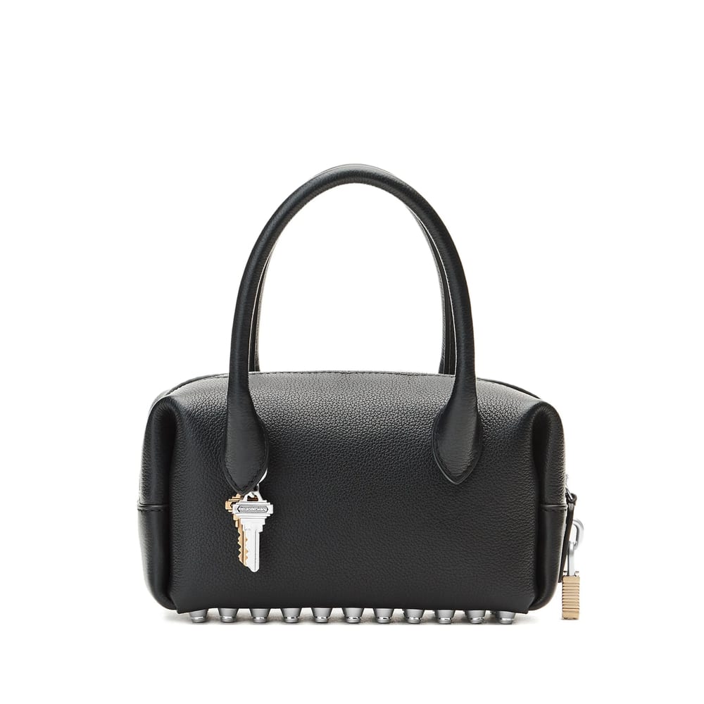 Alexander Wang Compact Roux Tote Bag With Studded Detailing In Black