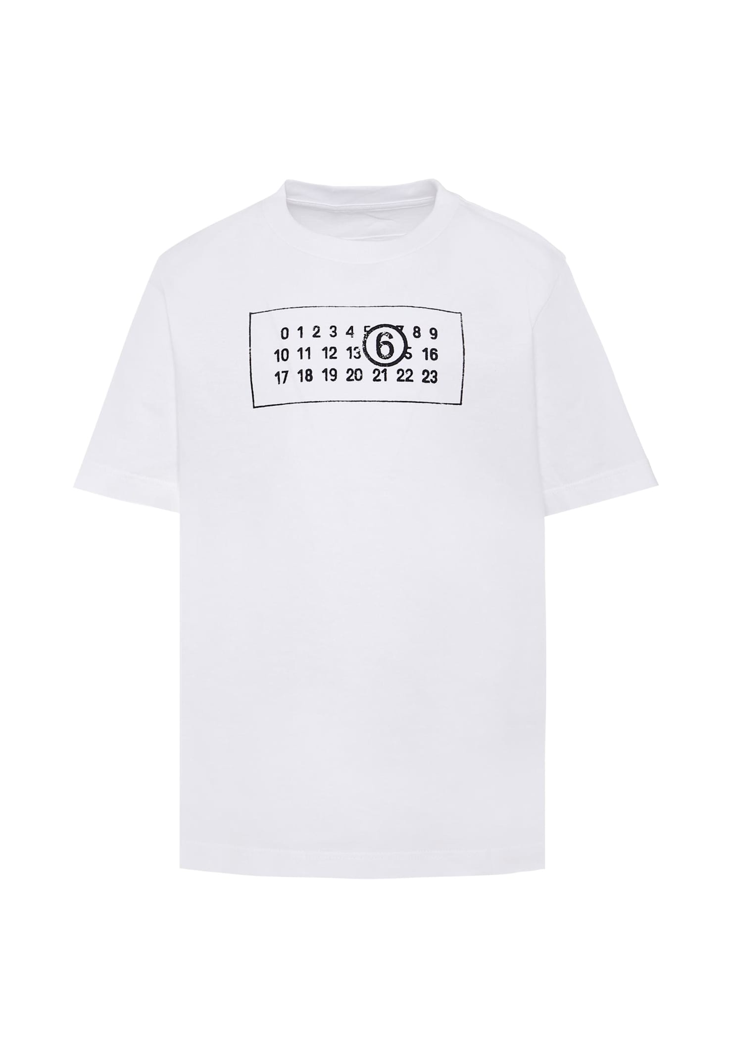 Mm6 Maison Margiela Multicolor T-shirt Set For Kids With Logo In Multi