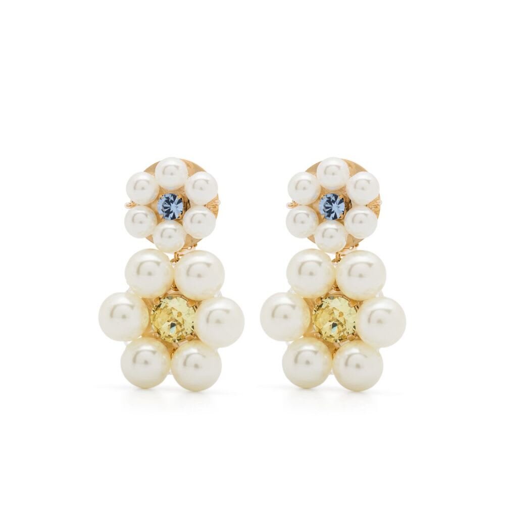 Shop Rosantica Earrings In White