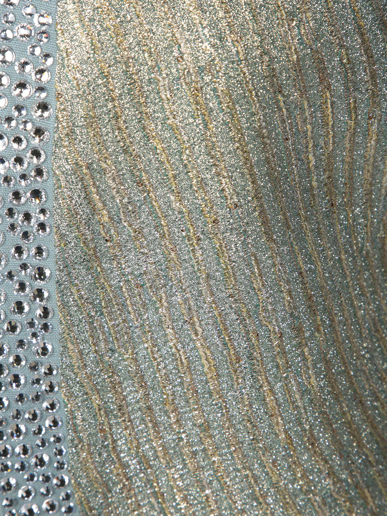 FORTE FORTE SILVER LUREX JACQUARD VEST