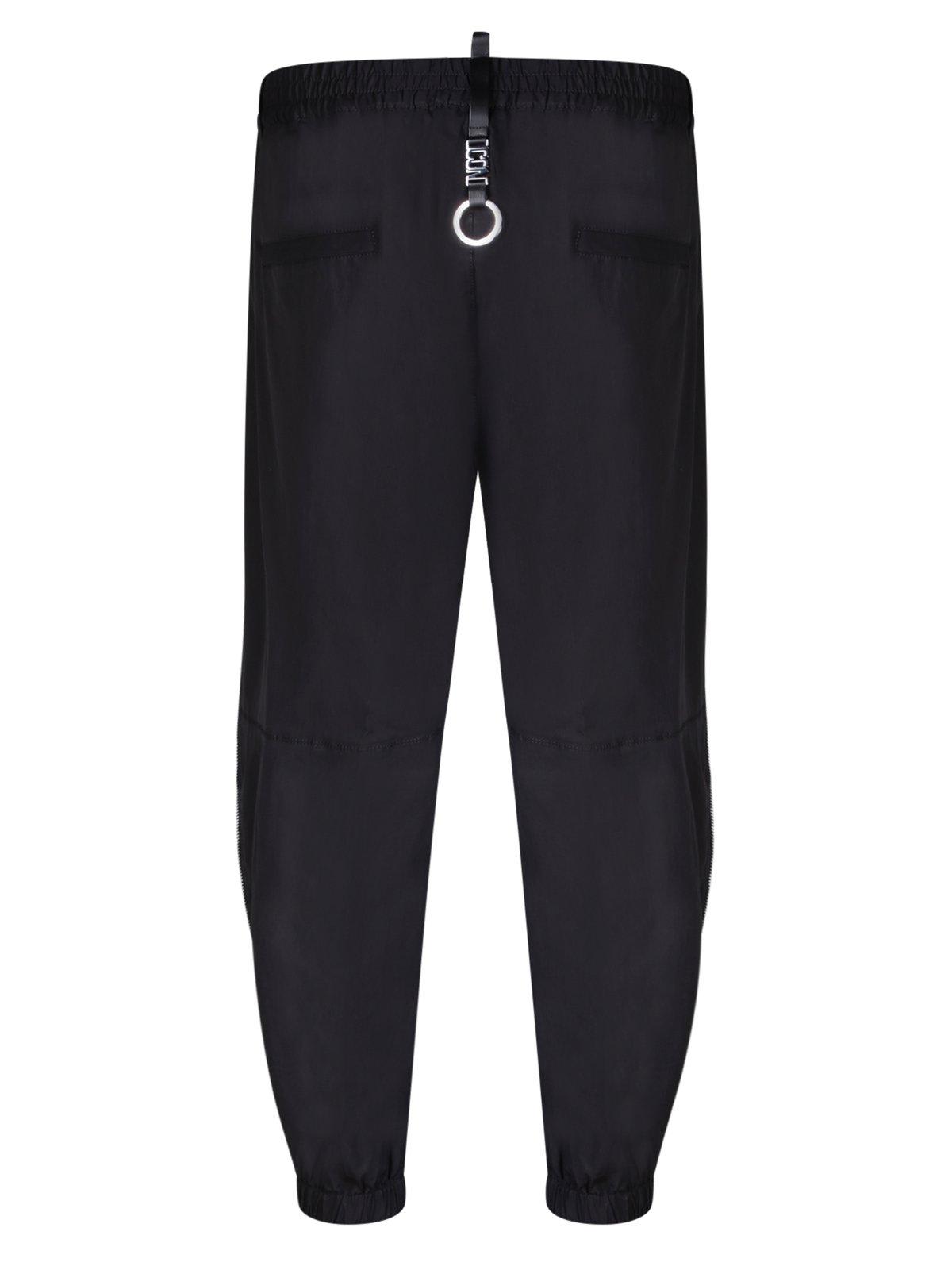 Shop Dsquared2 Icon Clubbing Zipped Pants In Marrone