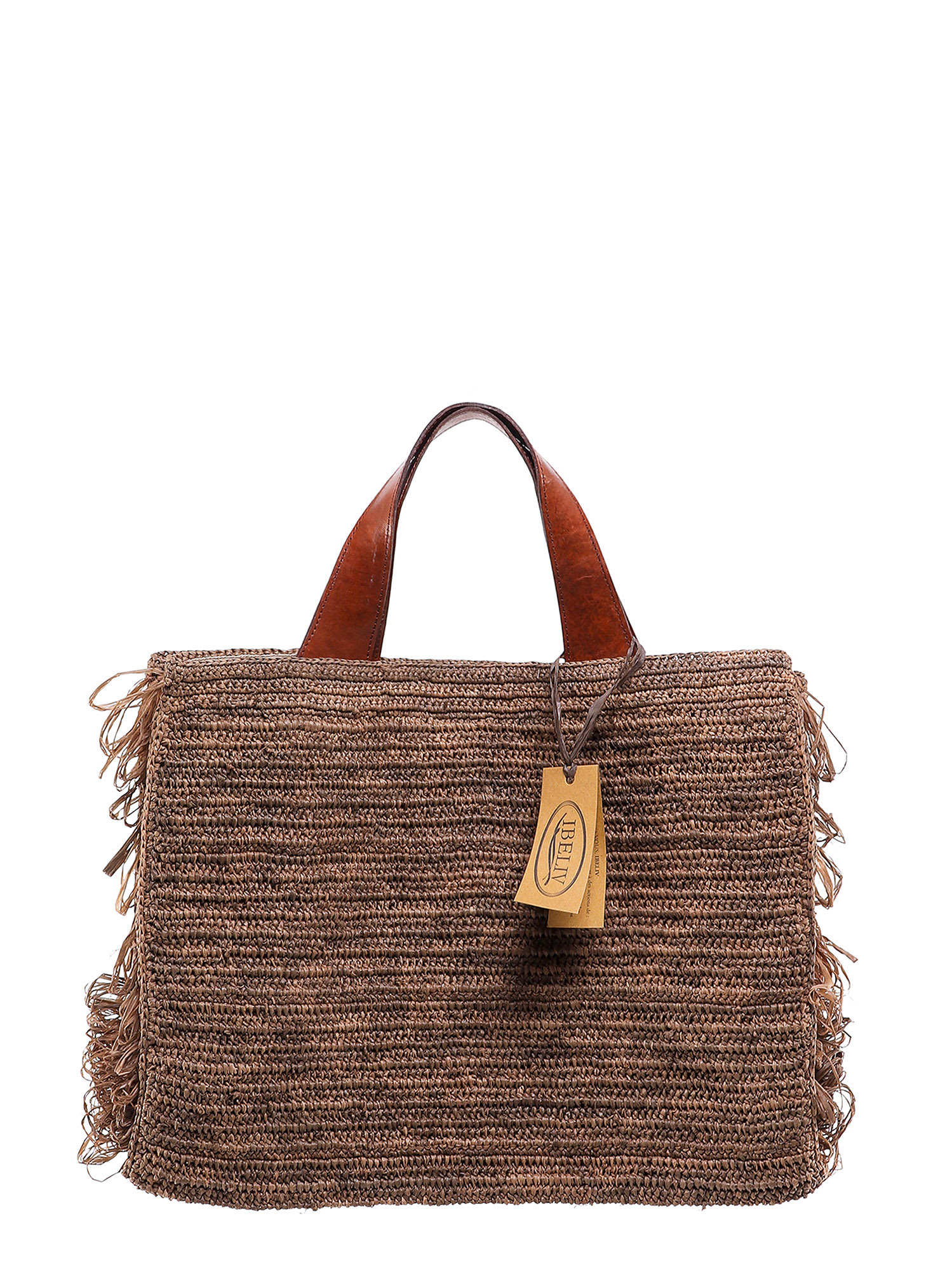 Shop Ibeliv Onja Handbag In Brown