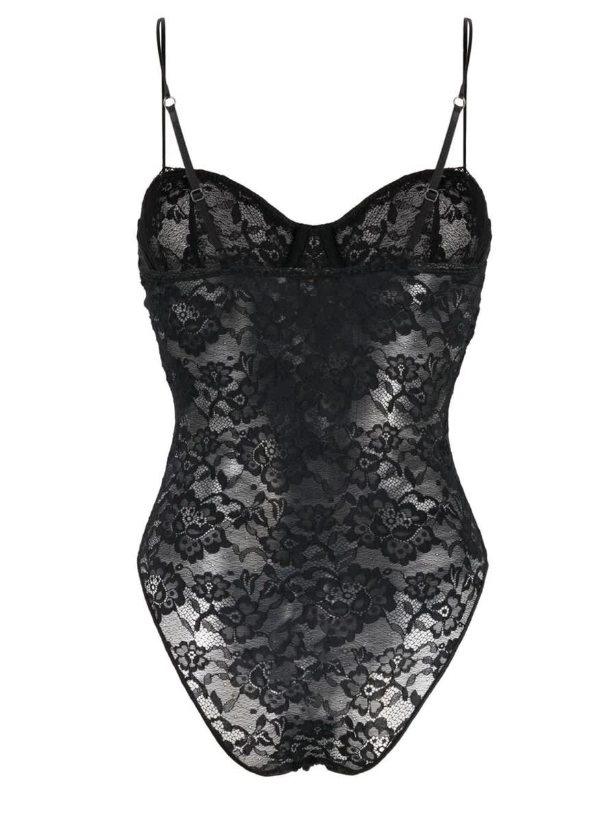 Shop Oseree Lace Body. In Black