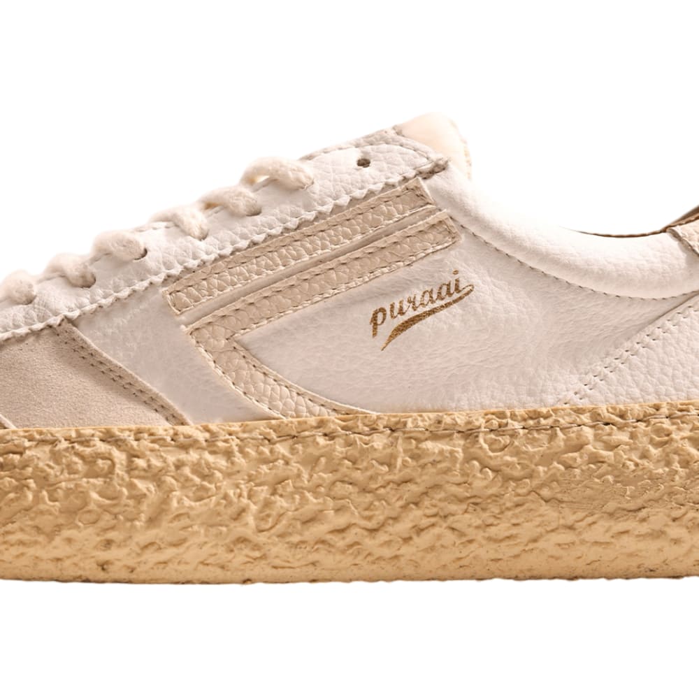 Shop Puraai Vintage Sneakers In Latte