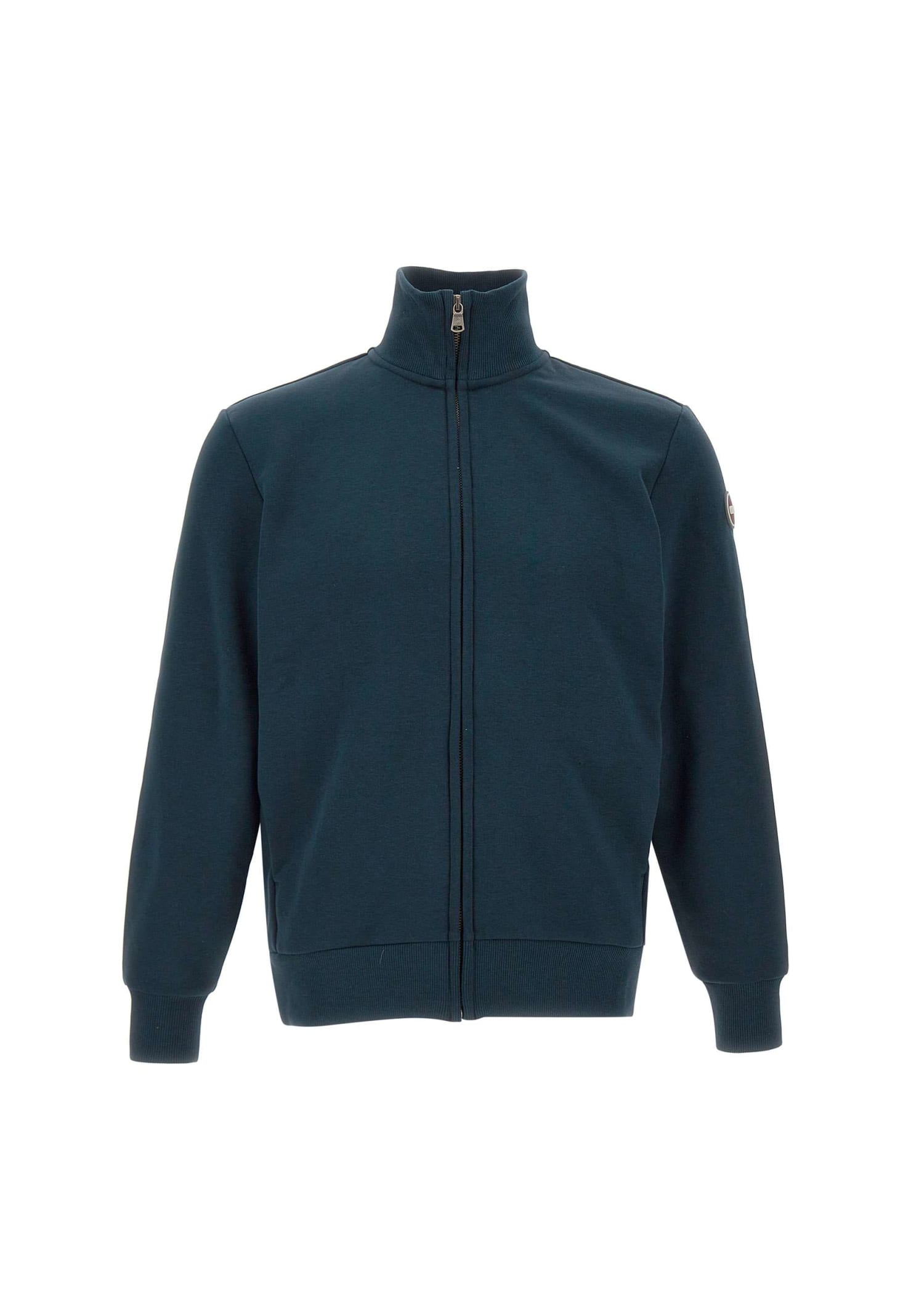 Colmar Ottoman-effect Zip-up Sweatshirt In Blue