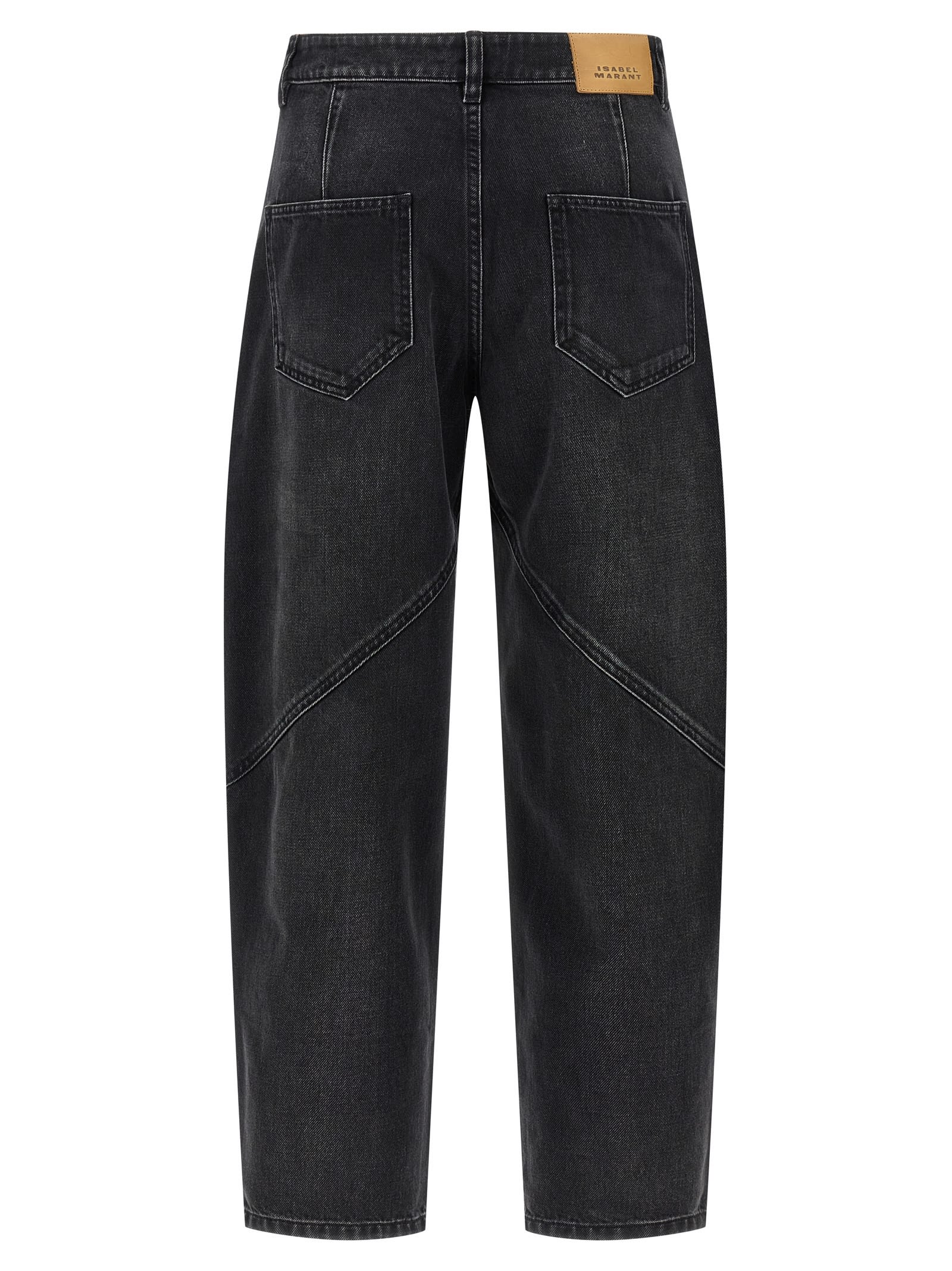 Isabel Marant Catarina Jeans In Black