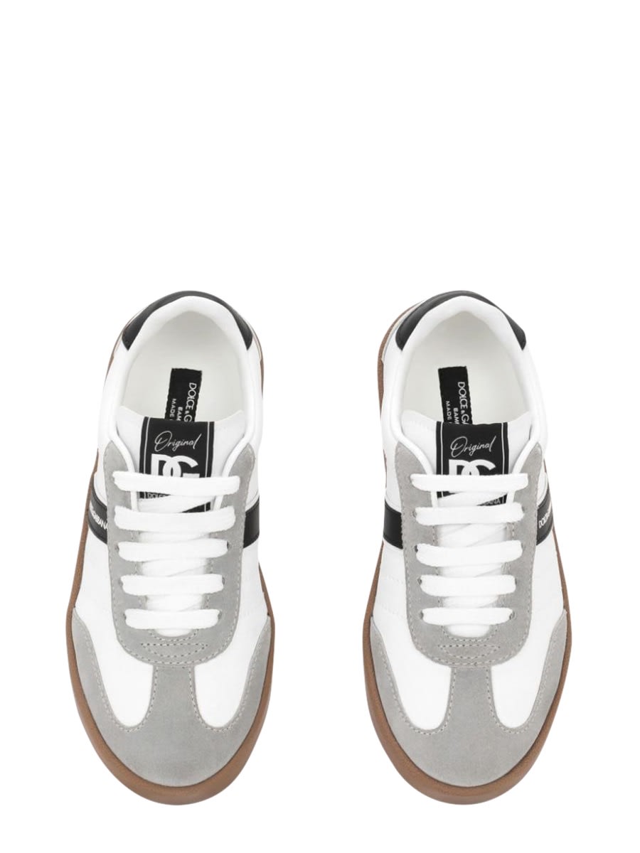 DOLCE & GABBANA LOW LACE-UP SNEAKER VIT.N WHITE/BLACK/GREY 