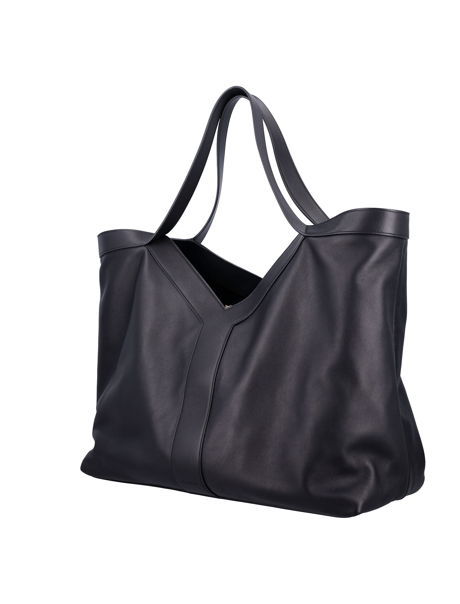 Saint Laurent Y Large Tote In Orange