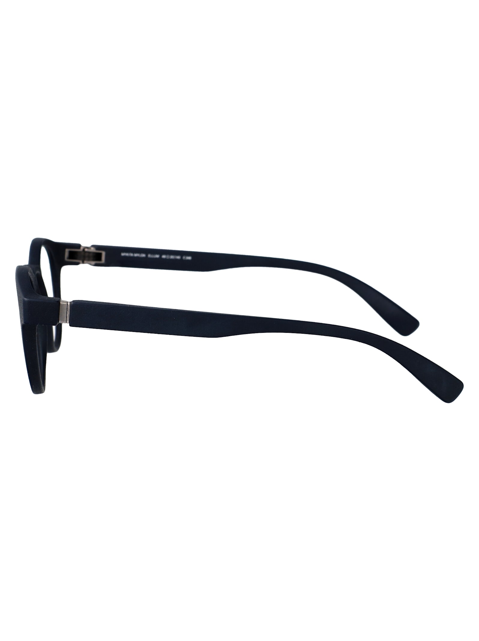 Mykita Mylon Black Glasses Optical In Md34-indigo Clear