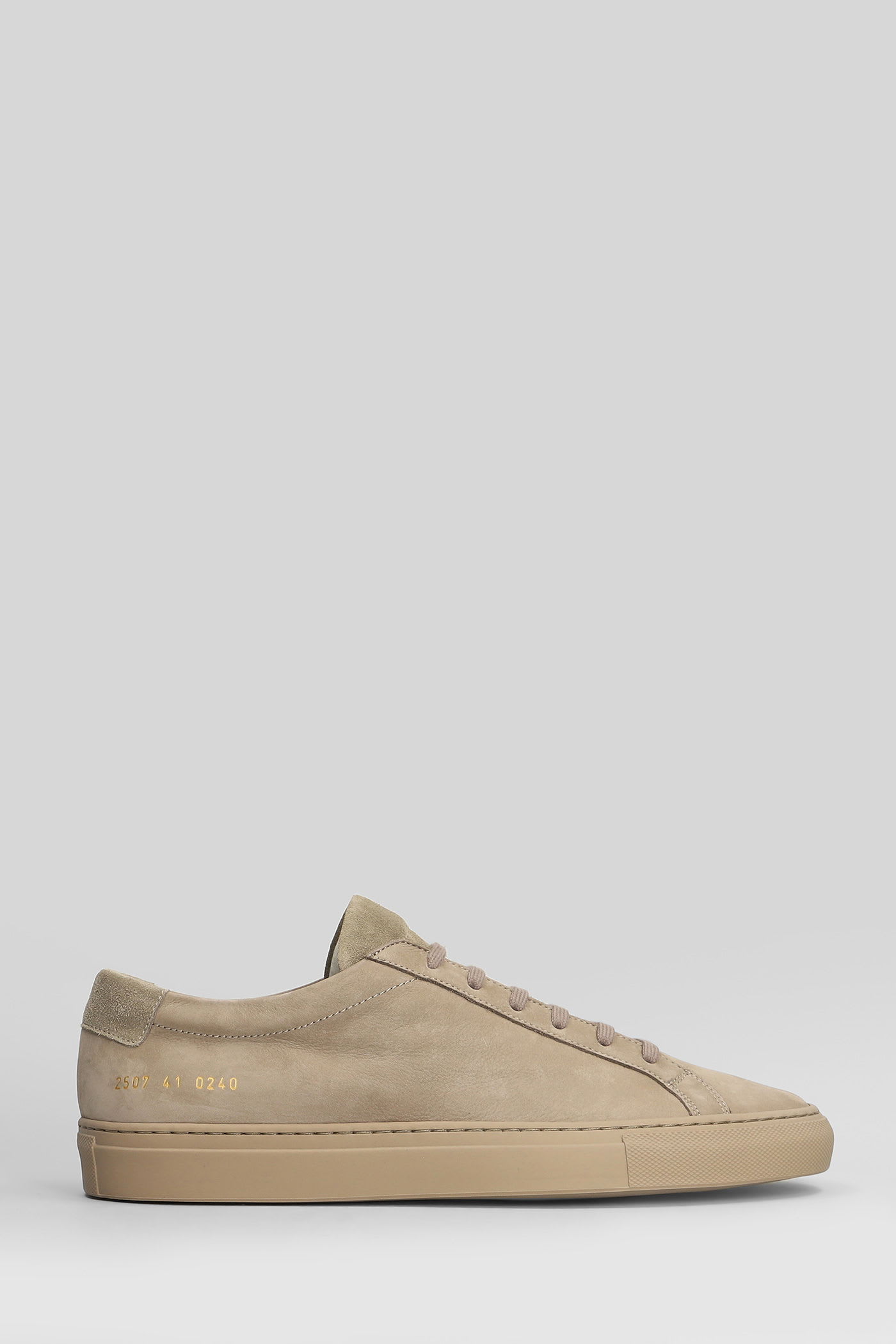 Common Projects Achilles Sneakers In Taupe Suede In Brown
