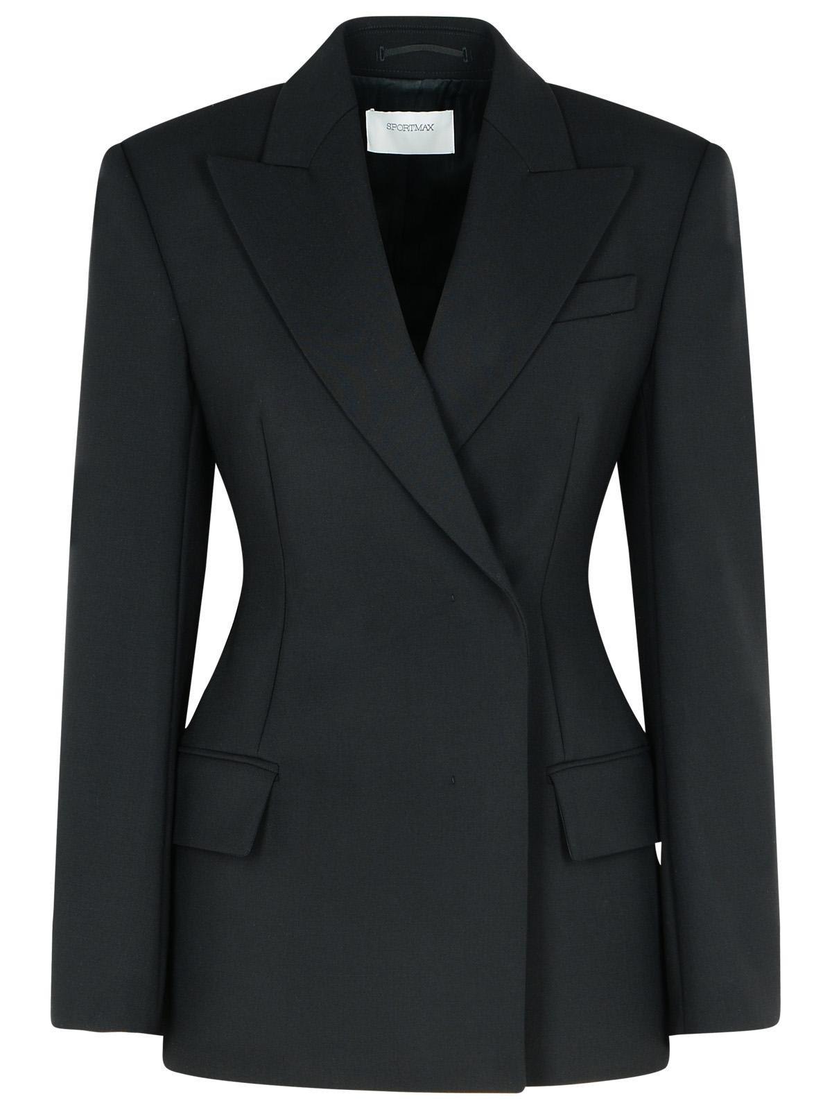 Double-breasted Long-sleeved Blazer