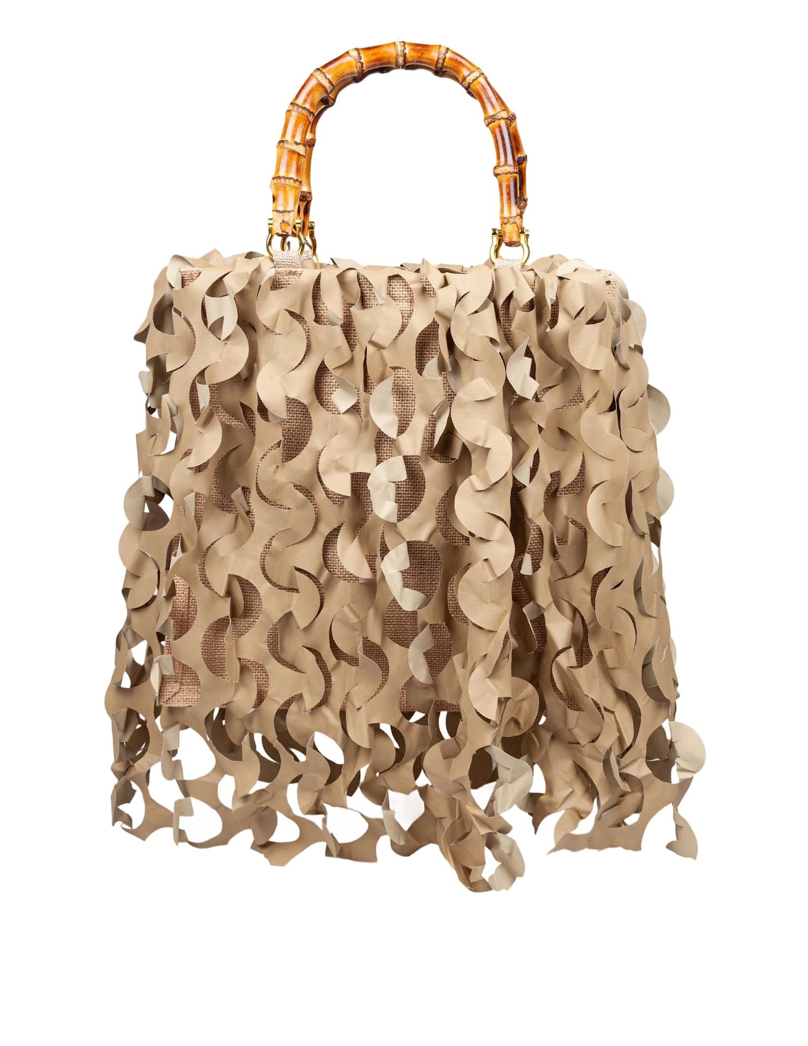 LaMilanesa Tote Bag Oceano Medium Ecru