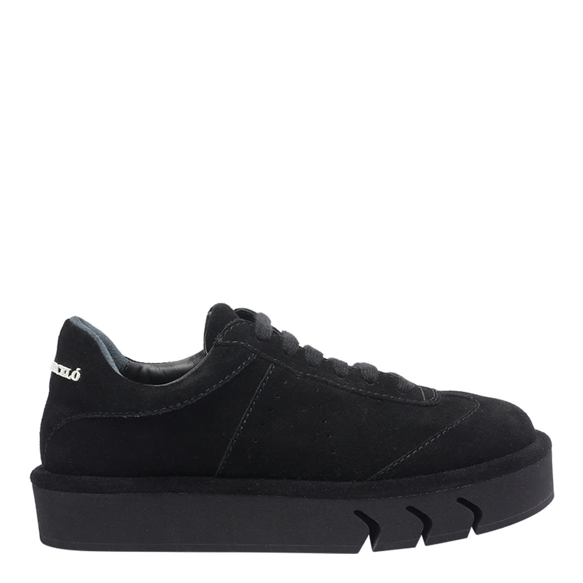 Paloma Barceló Aine Suede Sneakers In Black