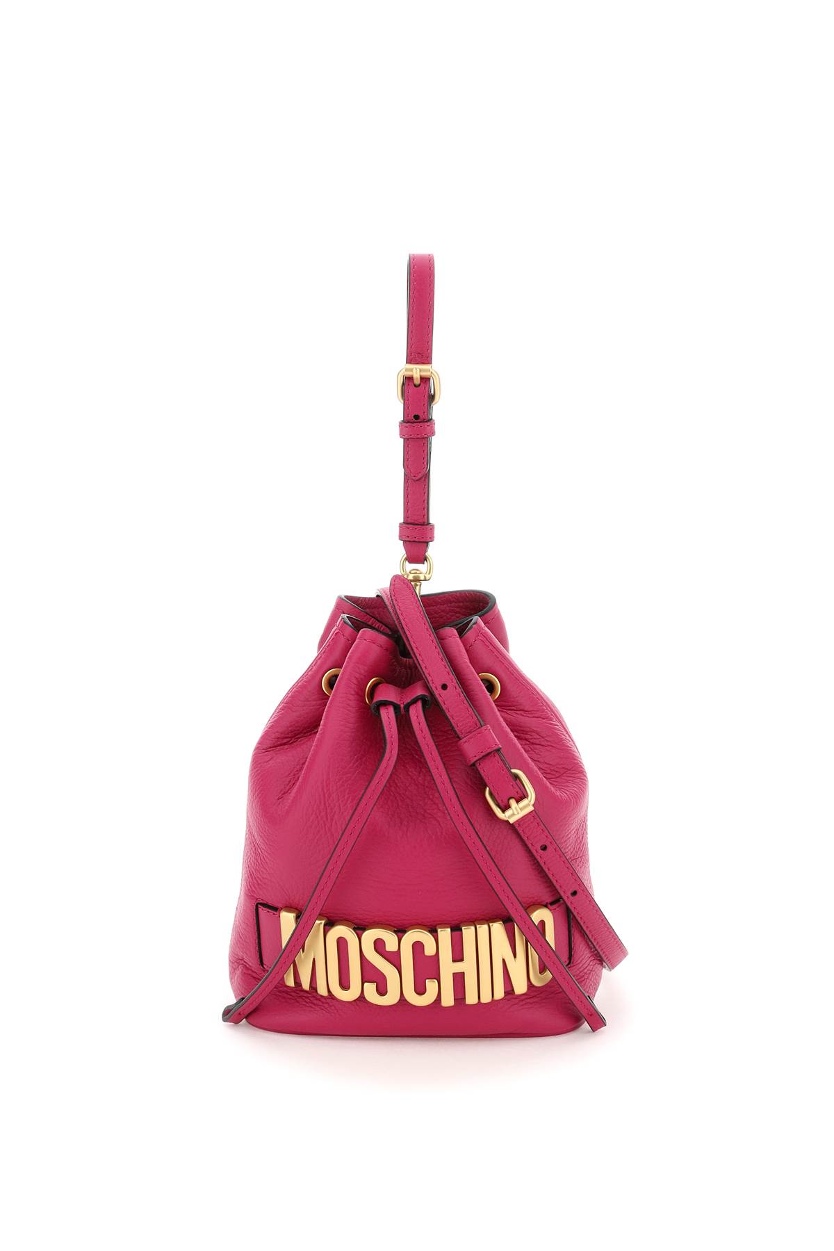 Moschino Bucket Bag With Lettering Logo