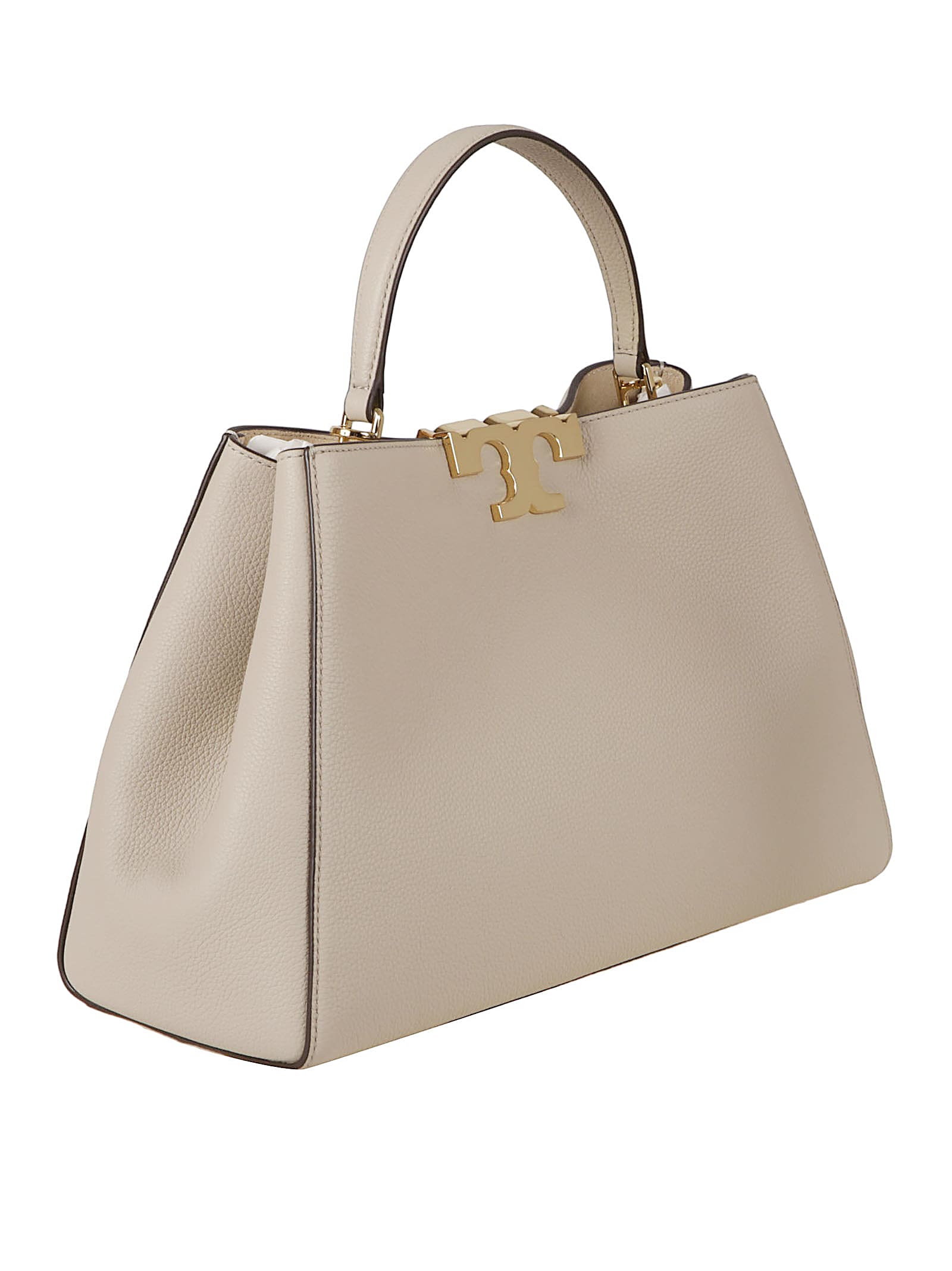 Tory Burch Eleanor Soft Top Case In Gray