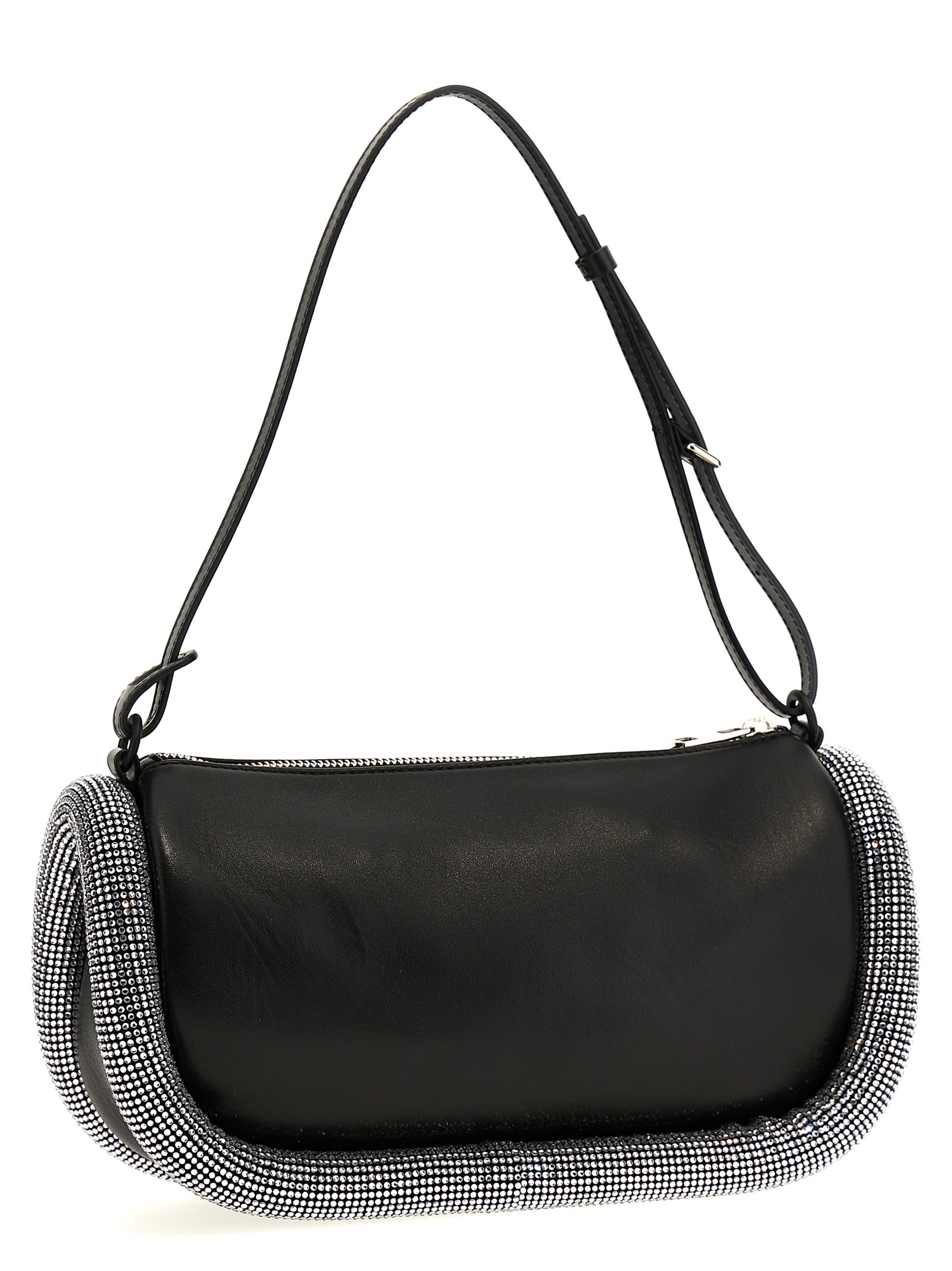 Shop Jw Anderson Crystal Bumper 15 Shoulder Bag In Black