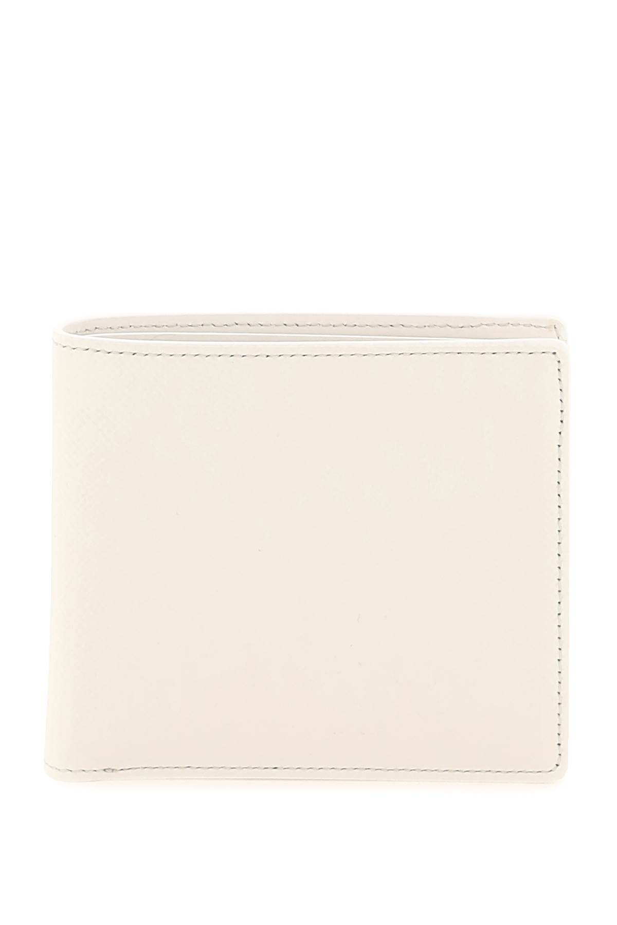 Grained Leather Bi-fold Wallet