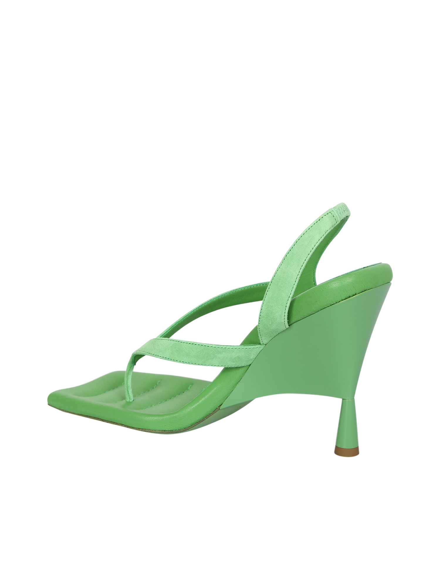 Shop Gia Borghini Rosie Heel Sandals In Green