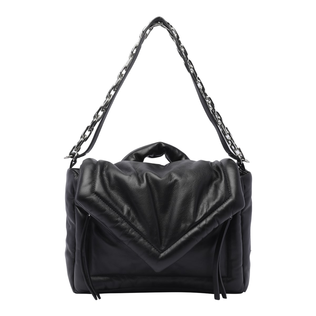 Shop Vic Matie Shoulder Bag In Black