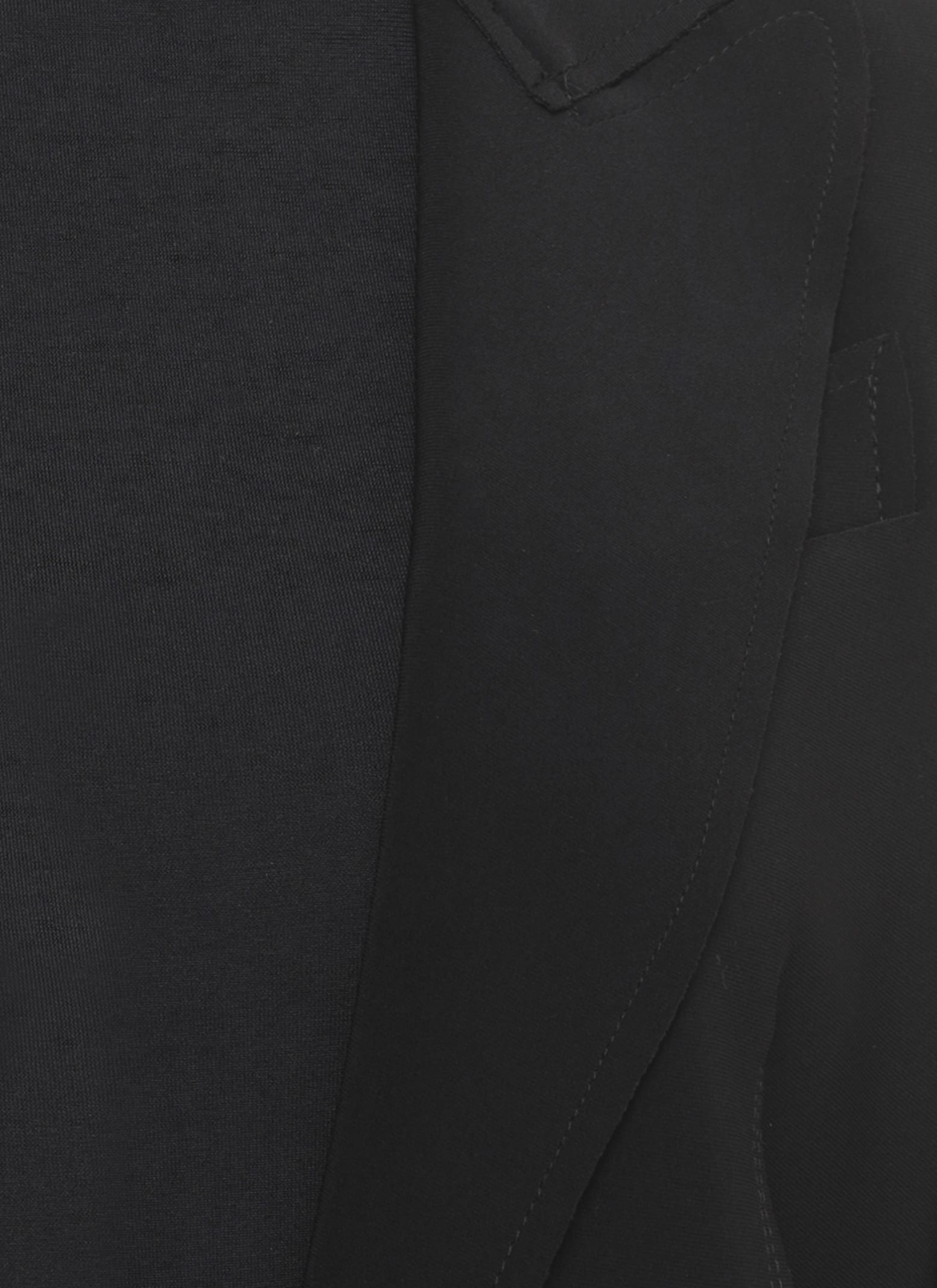 Norma Kamali Tailored Blazer Single Breast Pocket Design In Black