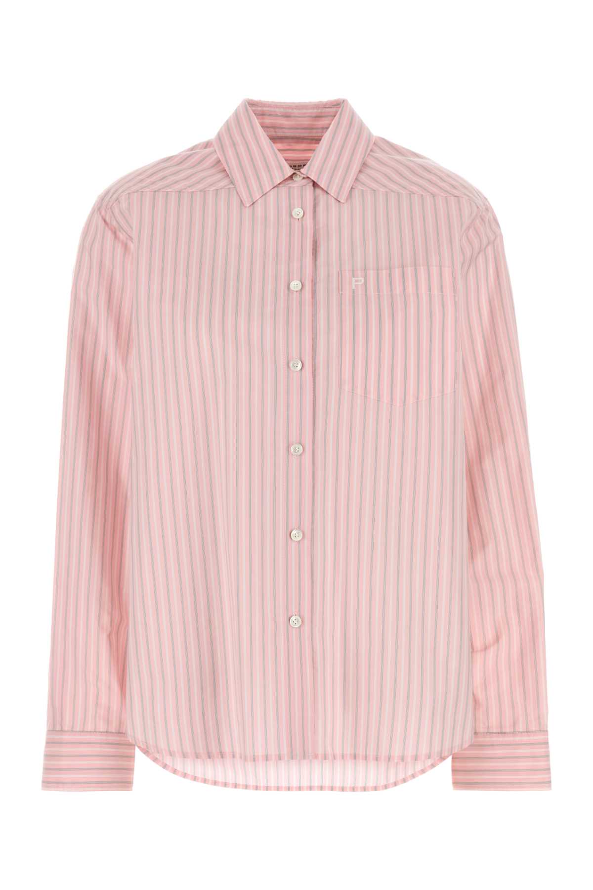 Embroidered Poplin Shirt