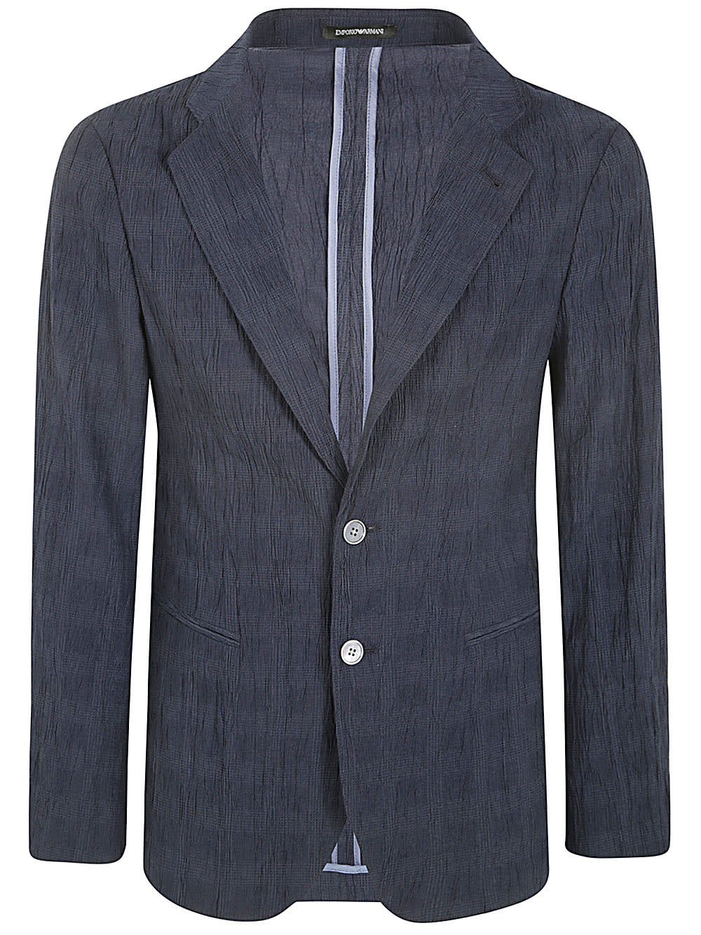 Shop Emporio Armani Jacket In Navy Blue