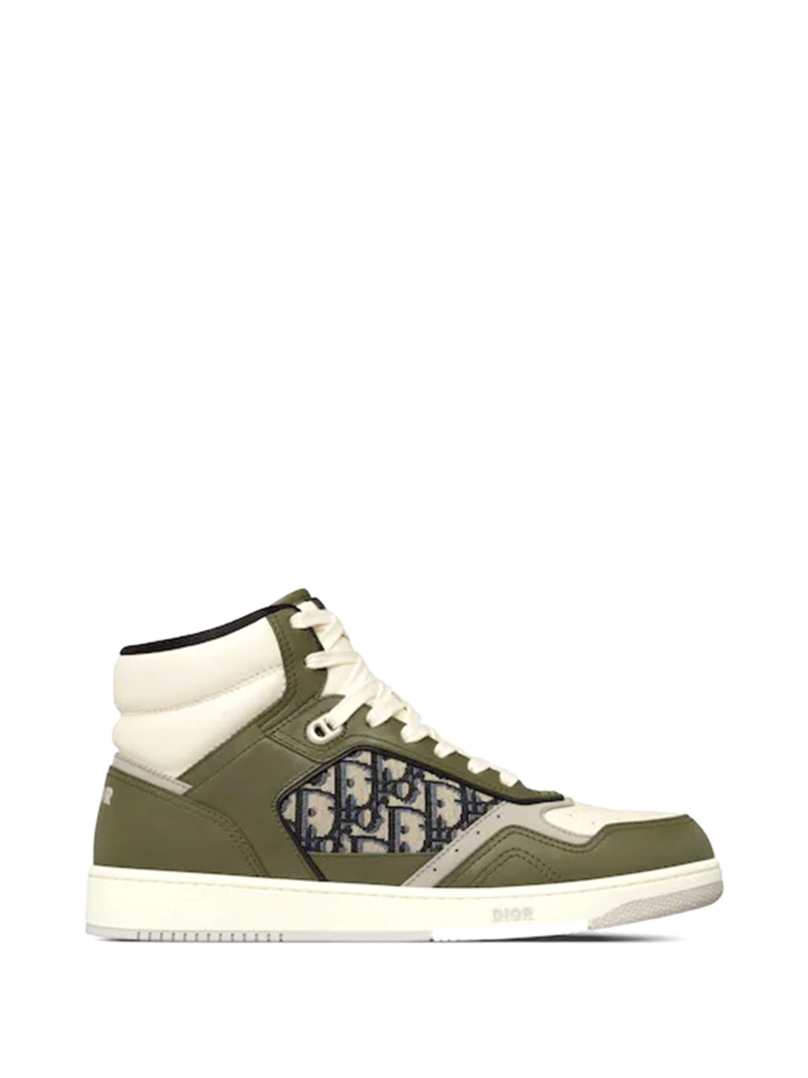 Dior Homme High-top Two-tone Sneaker With Logo