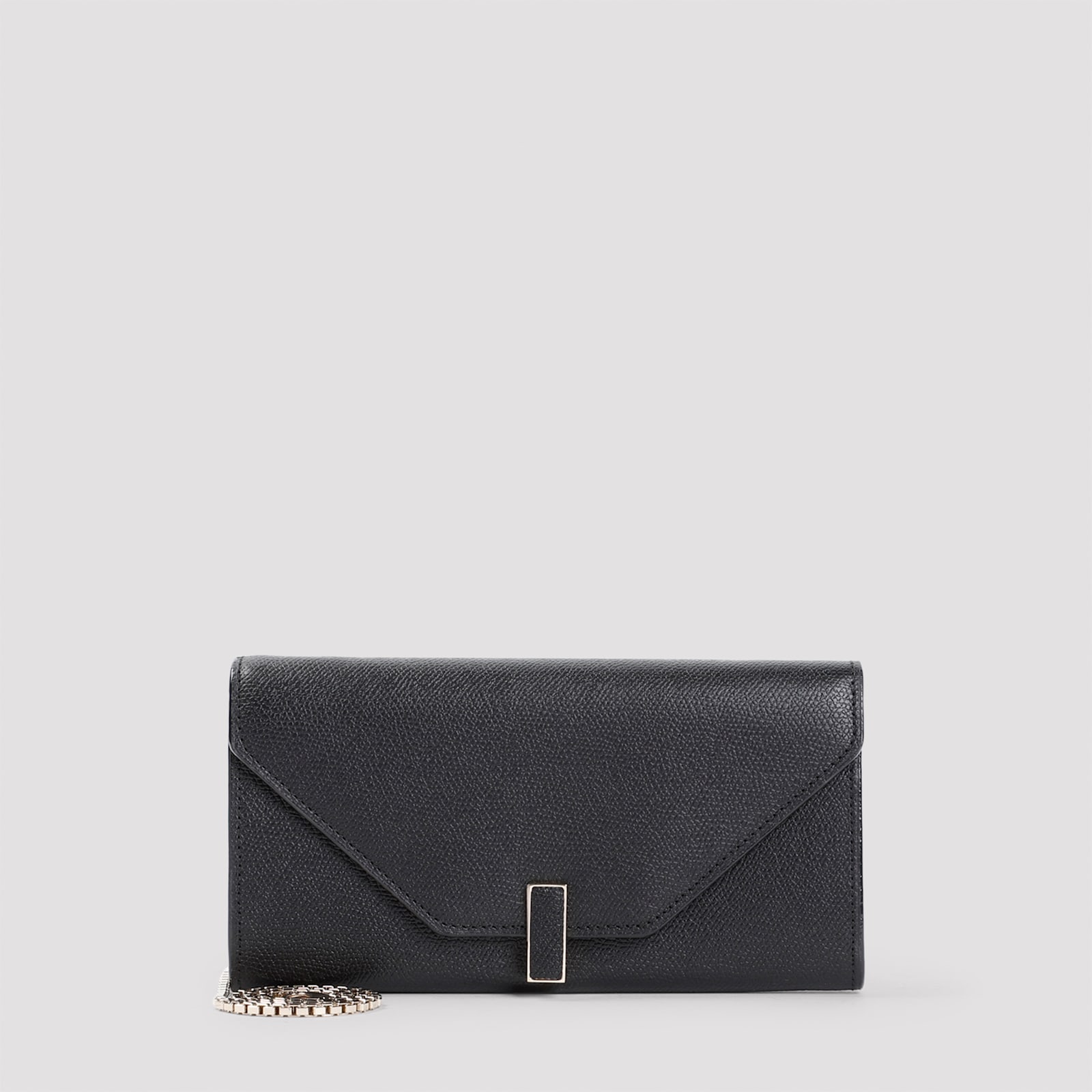 Shop Valextra On Chain Wallet In Nn Nero