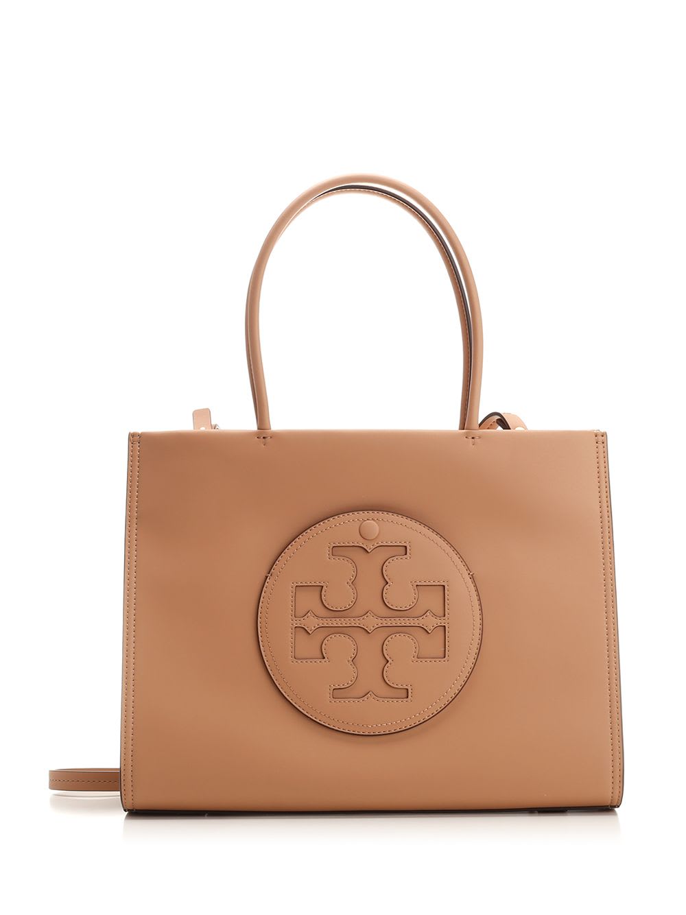 Shop Tory Burch Small Ella Tote Bag In Beige