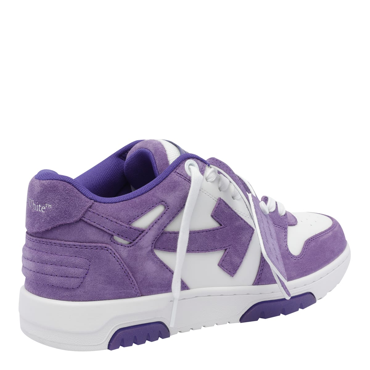 Off-white Off White Men Out Of Office Sneakers In Purple