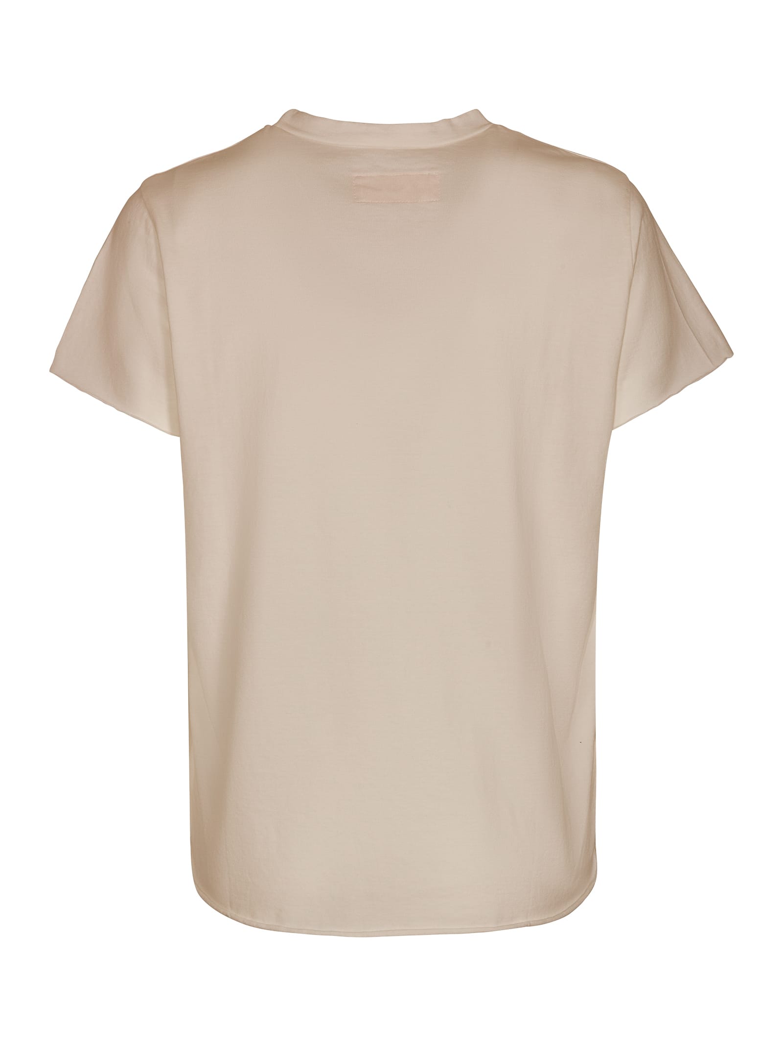 Shop Labo.art Rico Round Neck T-shirt In Winter White