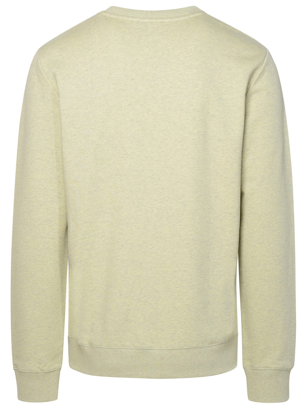 Shop Apc Green Cotton Sweatshirt