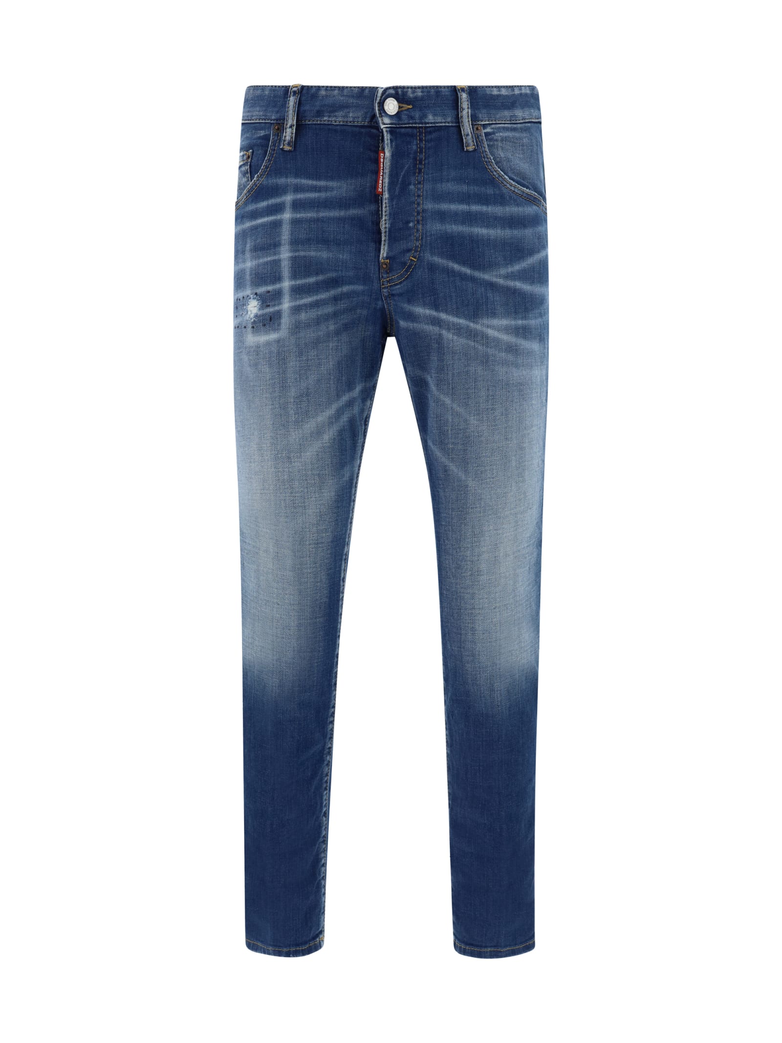 Shop Dsquared2 Jeans In Navy Blue