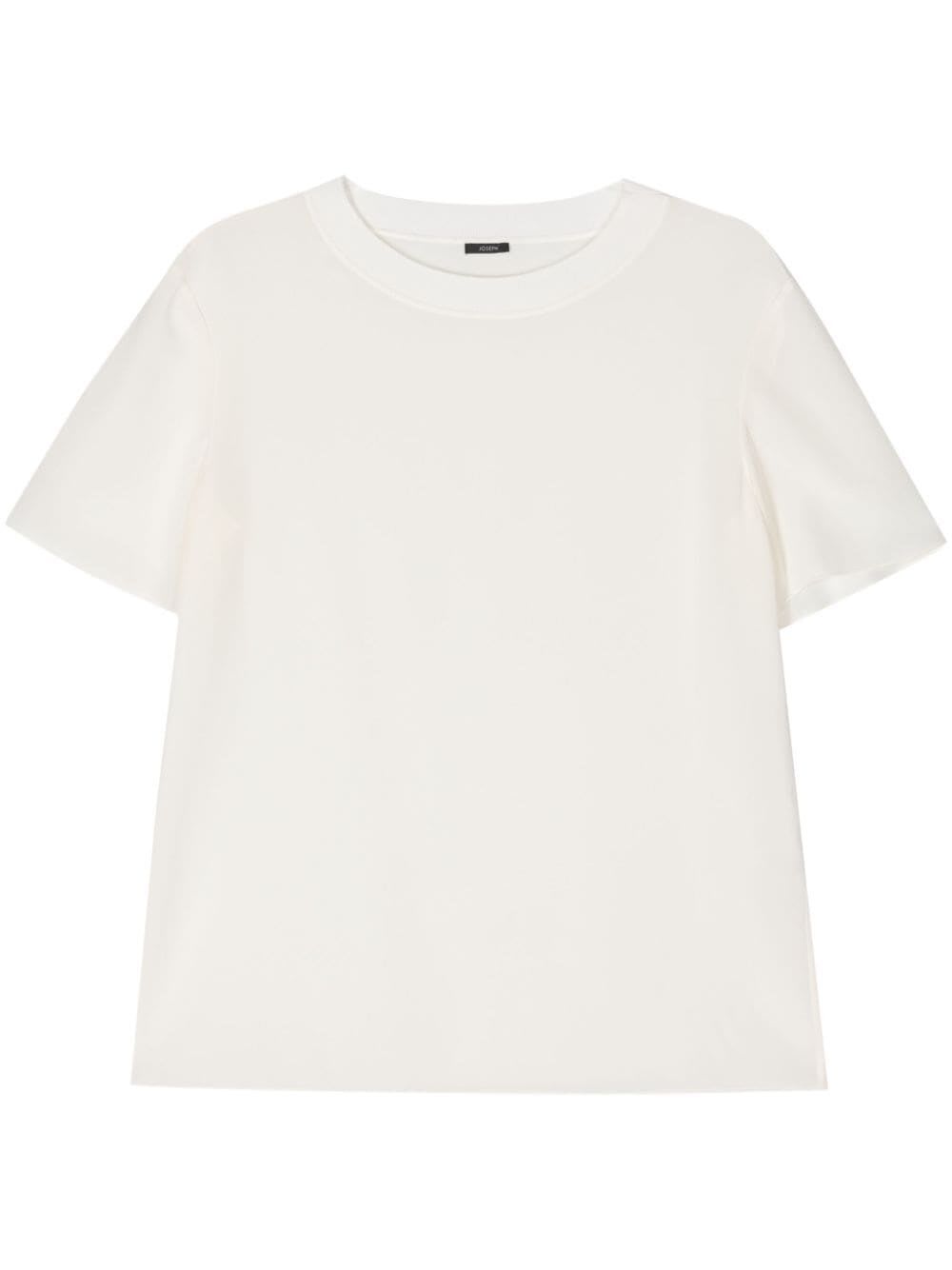 Shop Joseph Rubin Blouse Crepe De Soie In Ivory