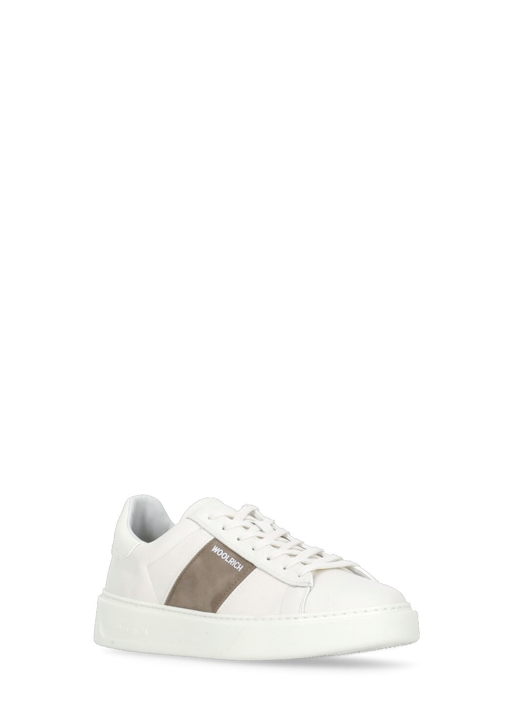 Woolrich White Classic Court Sneakers