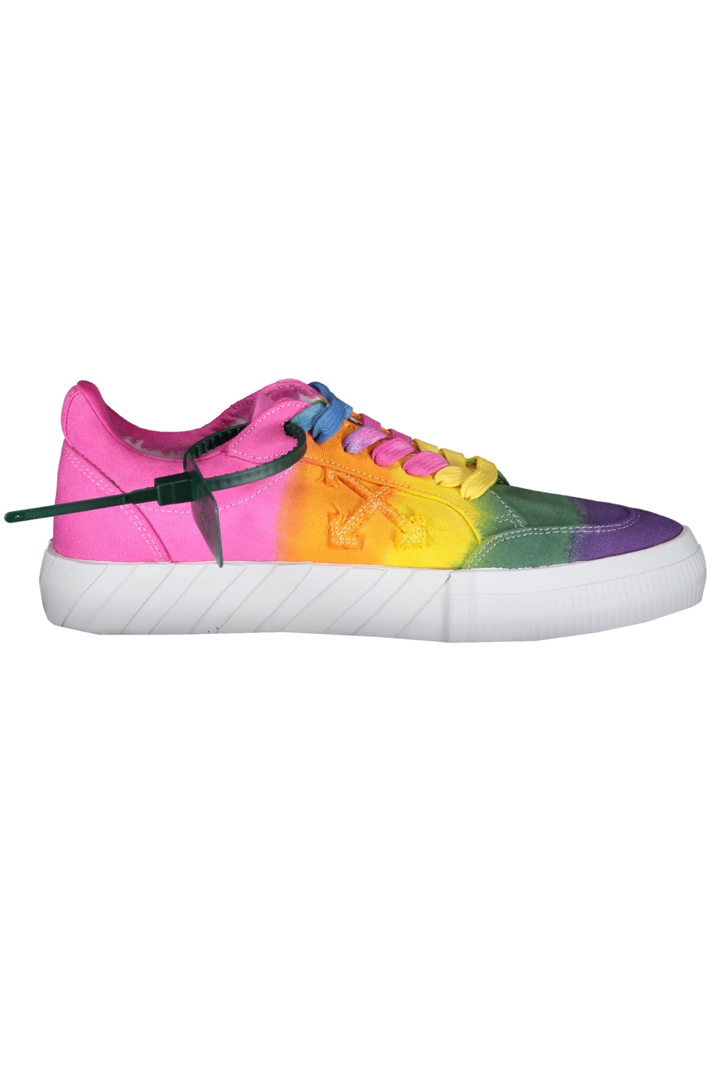 Off-white Vulcanized Low-top Sneakers In Multicolor