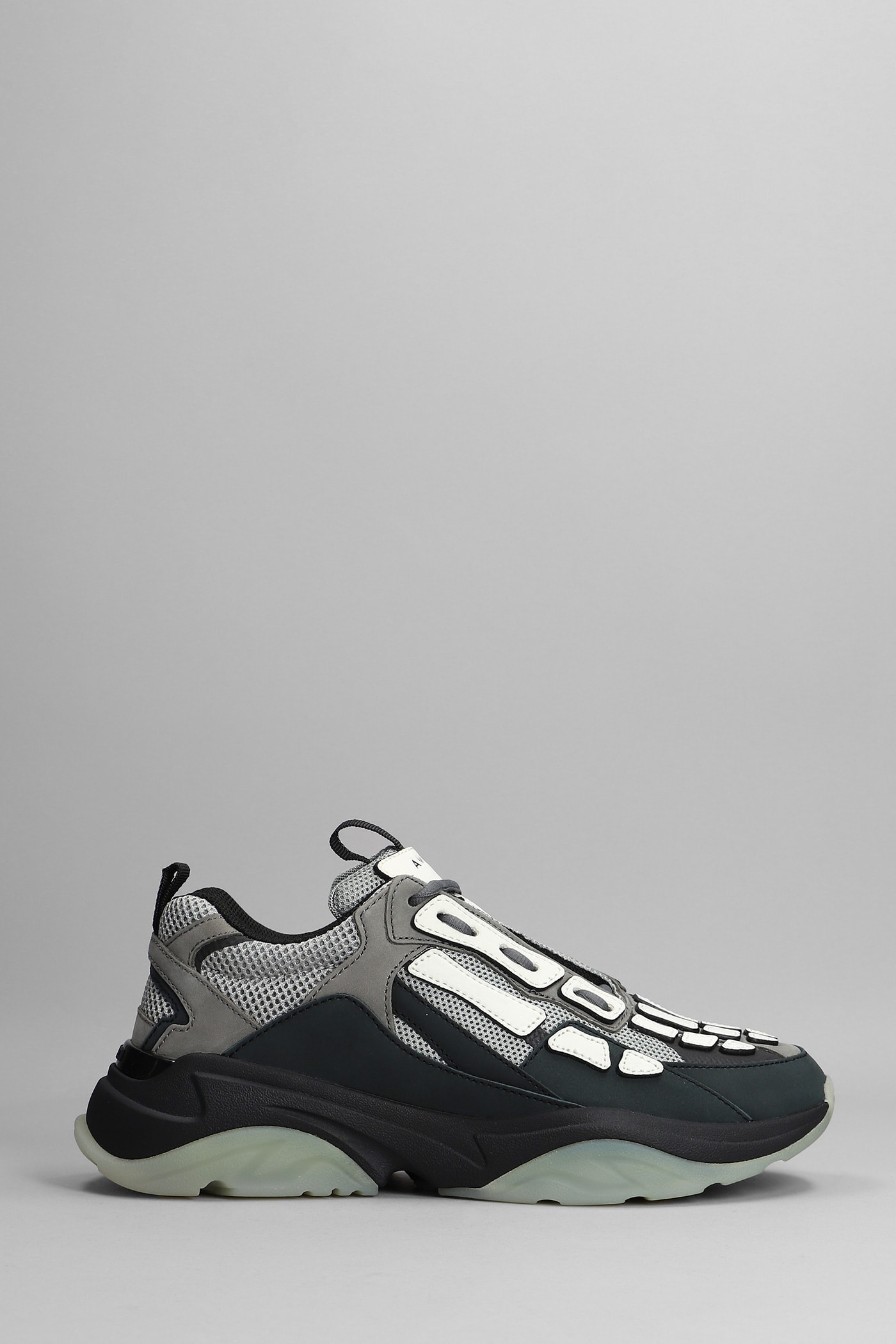 AMIRI Sneakers In Grey Synthetic Fibers