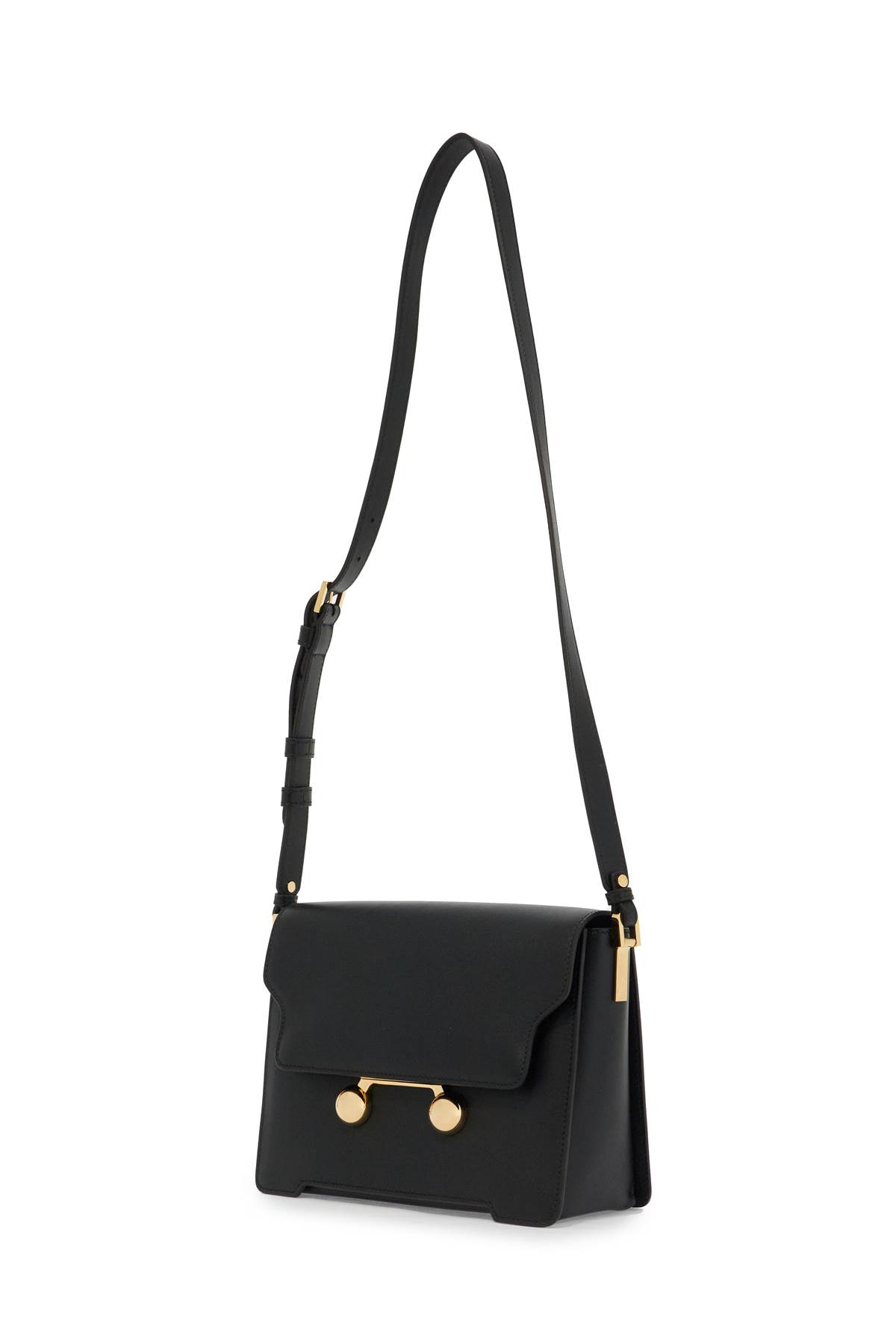 Shop Marni Medium Trunkaroo Shoulder Bag In Black (black)